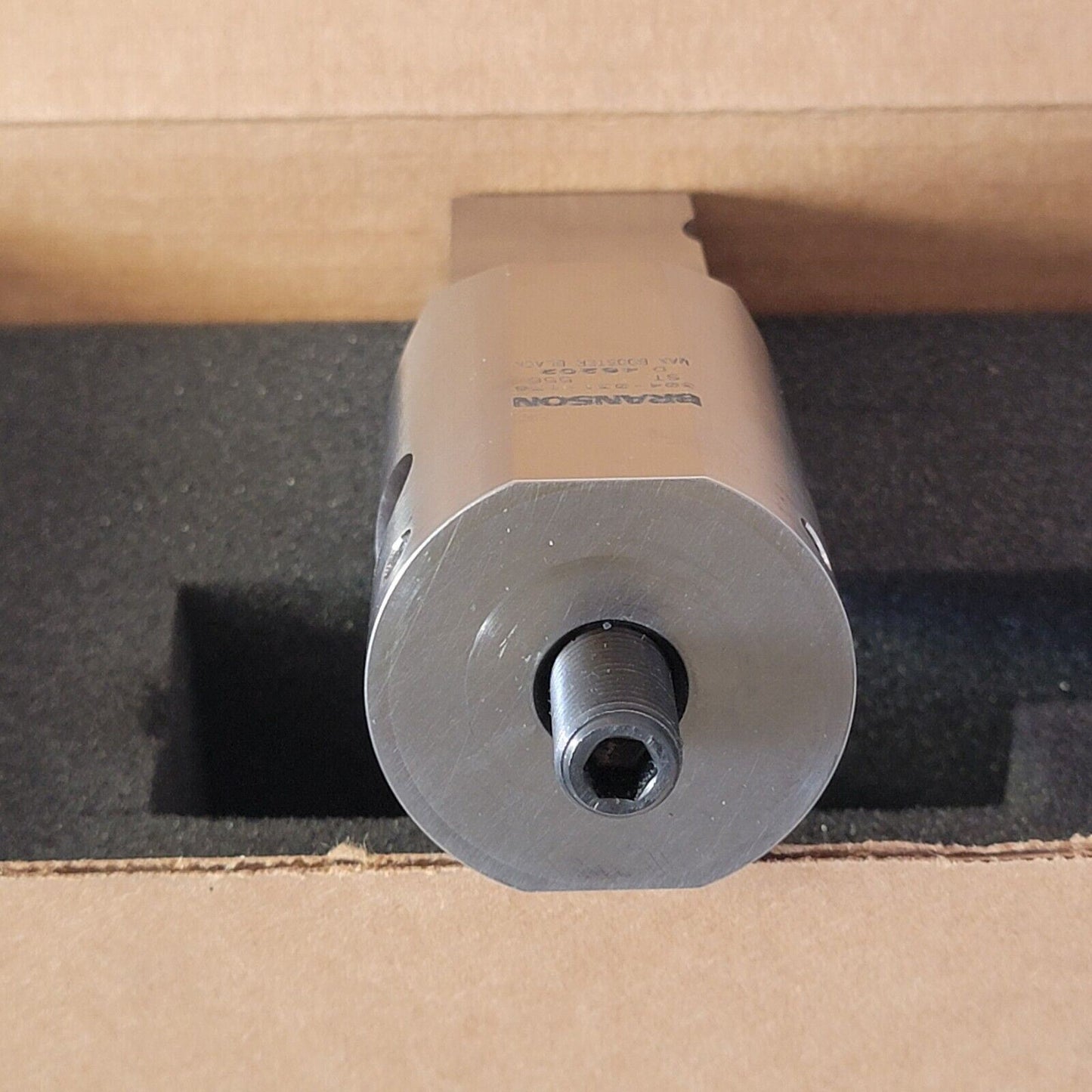 Branson 304-031-176 Ultrasonic Welding Horn Head Max Booster Black ST 556