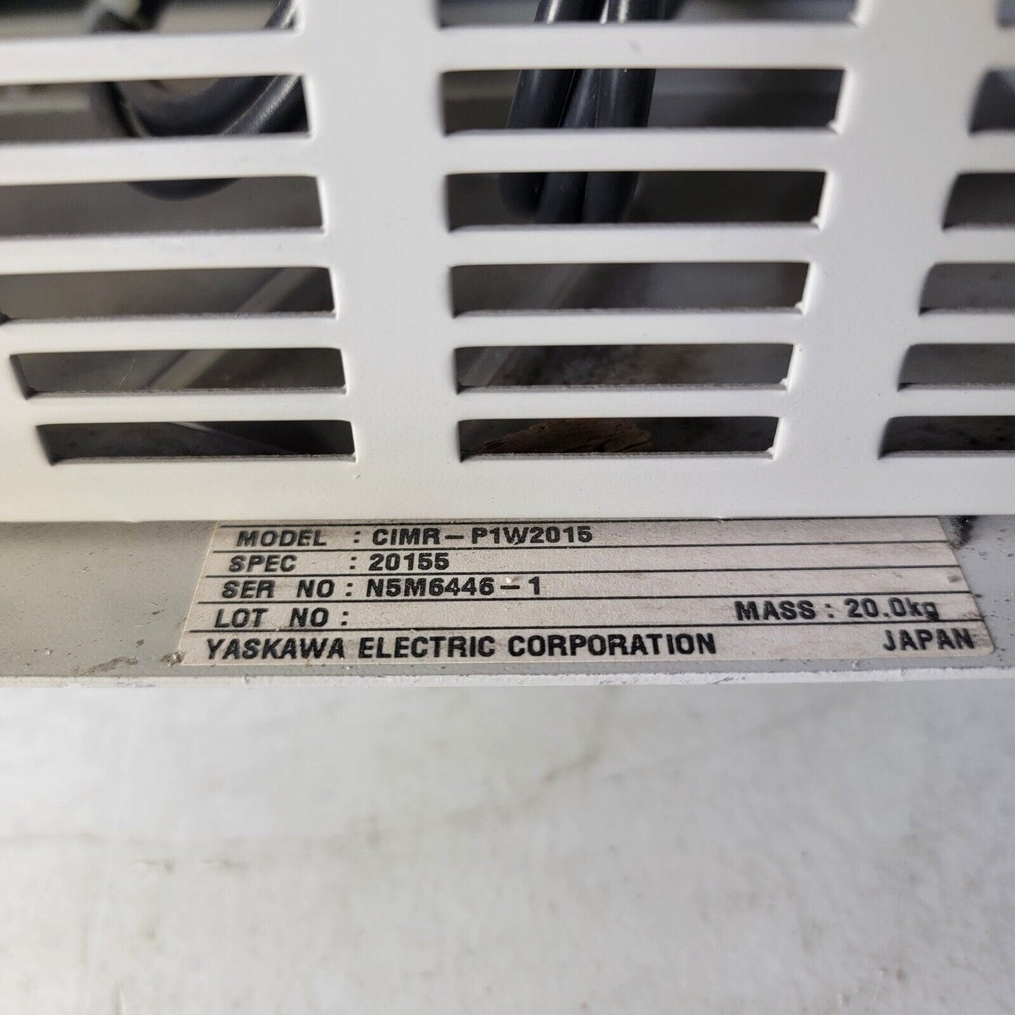 Yaskawa Electric Varispeed P1W2015 CIMR-P1W2015 Drive 200v Class Inverter