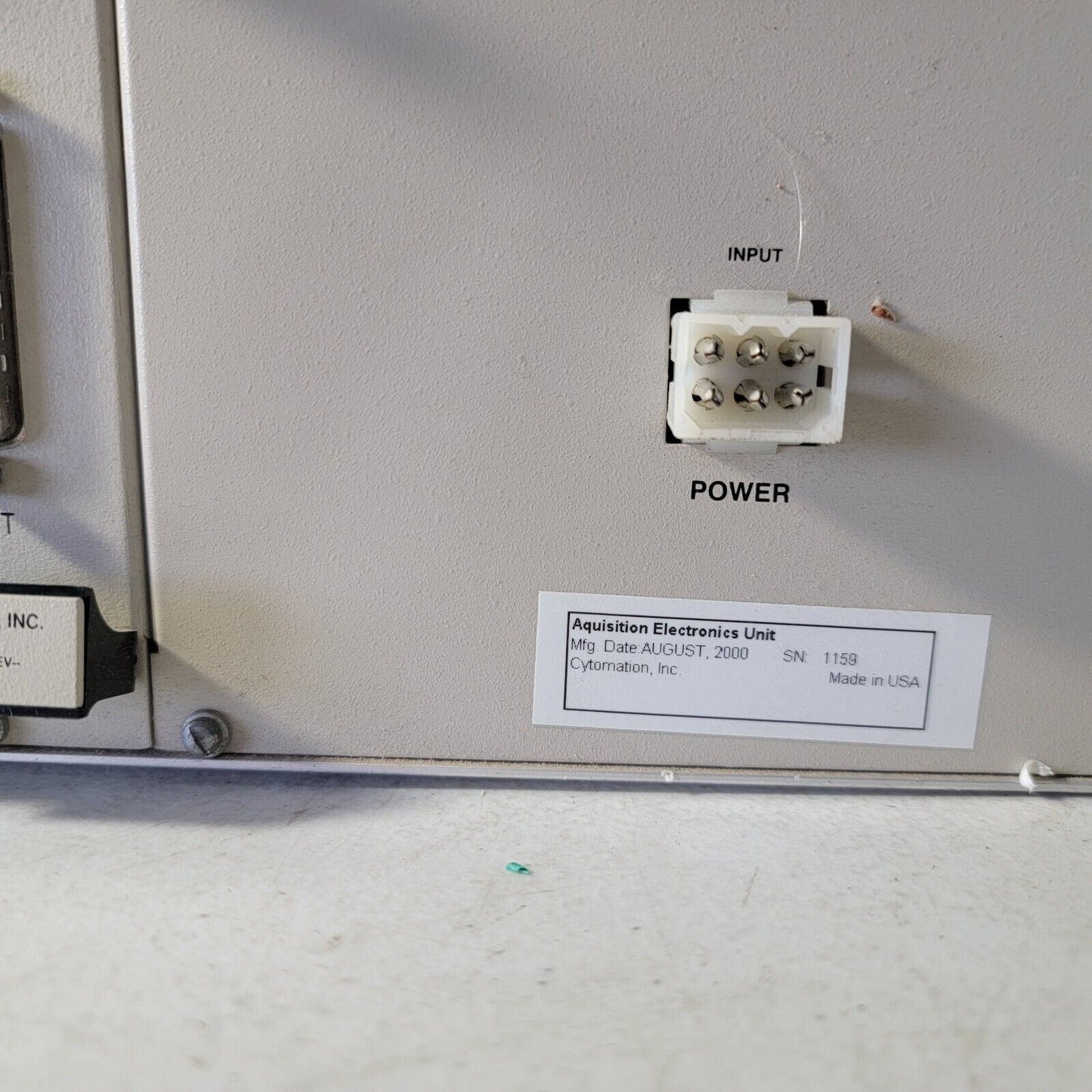 Cytomation Laser/Pulse Monitor Control Rack Aquisition Electronics Unit
