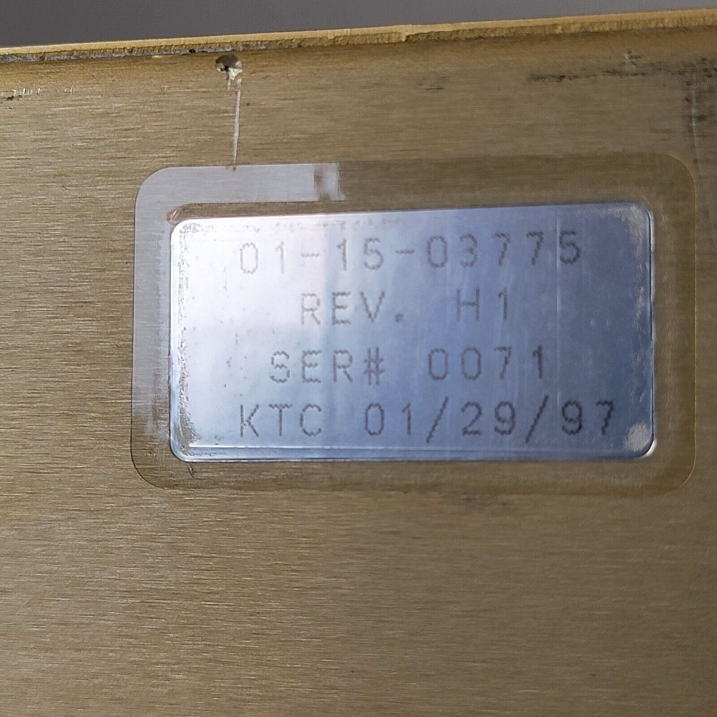 Ultratech Stepper MVS Controller/Prism Control 01-15-03775