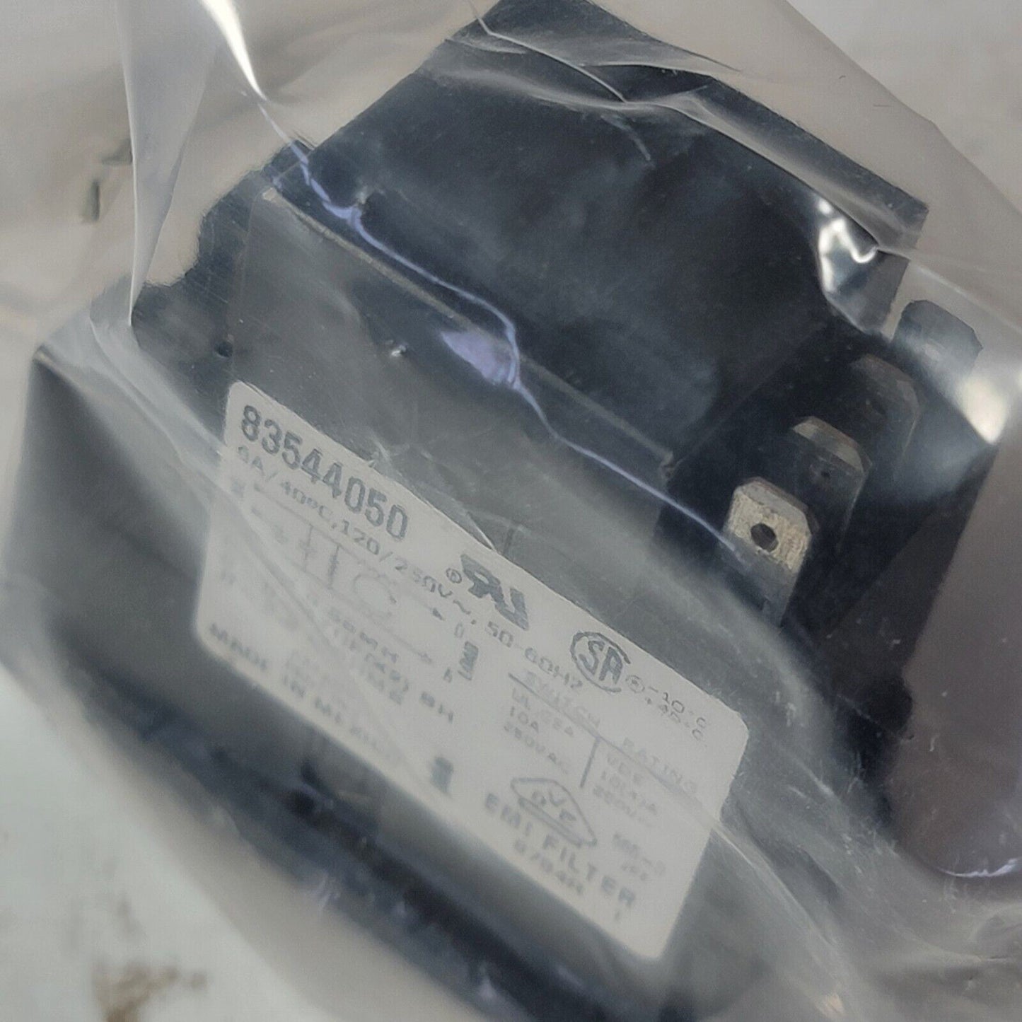 Interpower 83544050 Four Function Snap-In Power Entry Module C14 120/250VAC