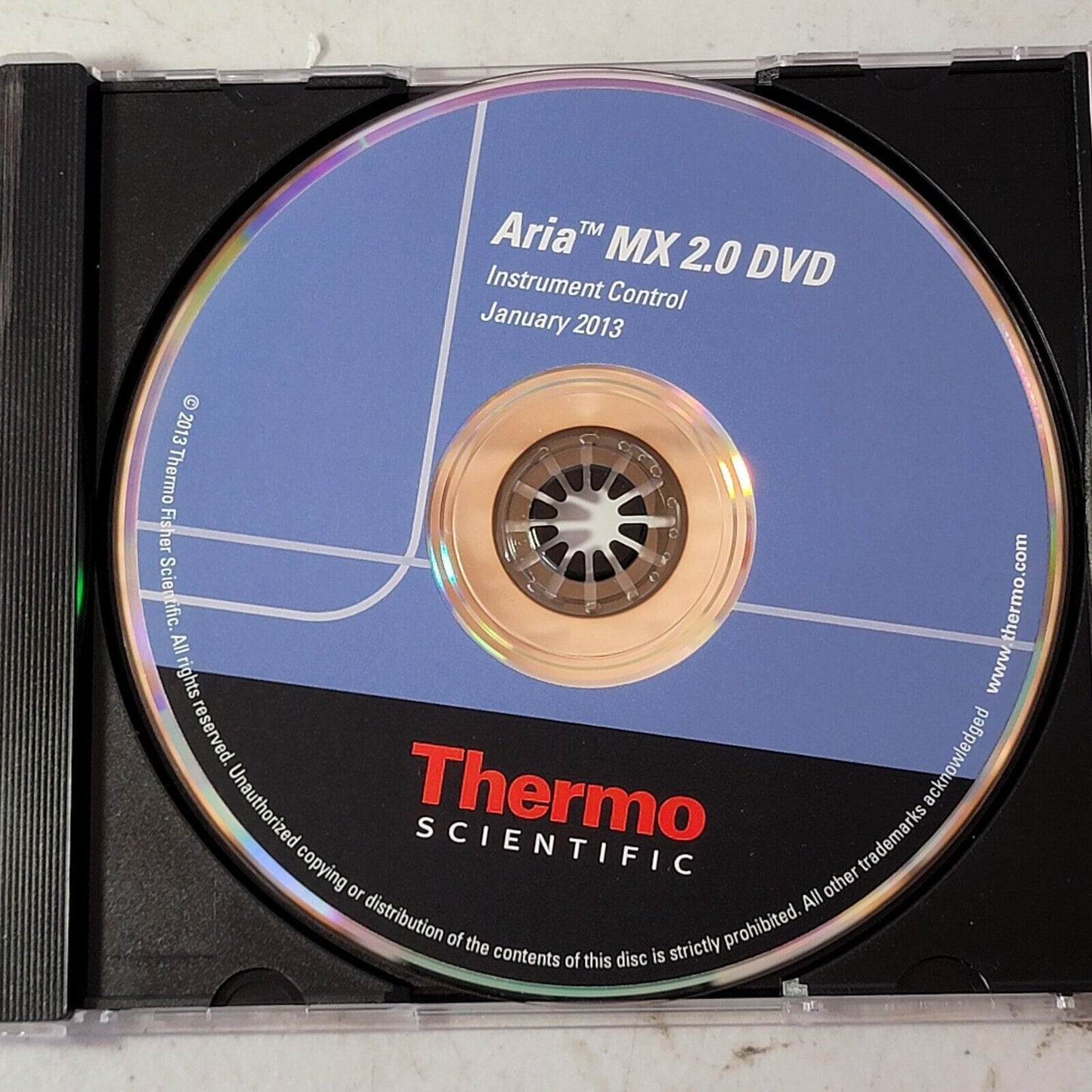 Thermo Scientific Aria MX 2.0 DVD Instrument Control Install CD
