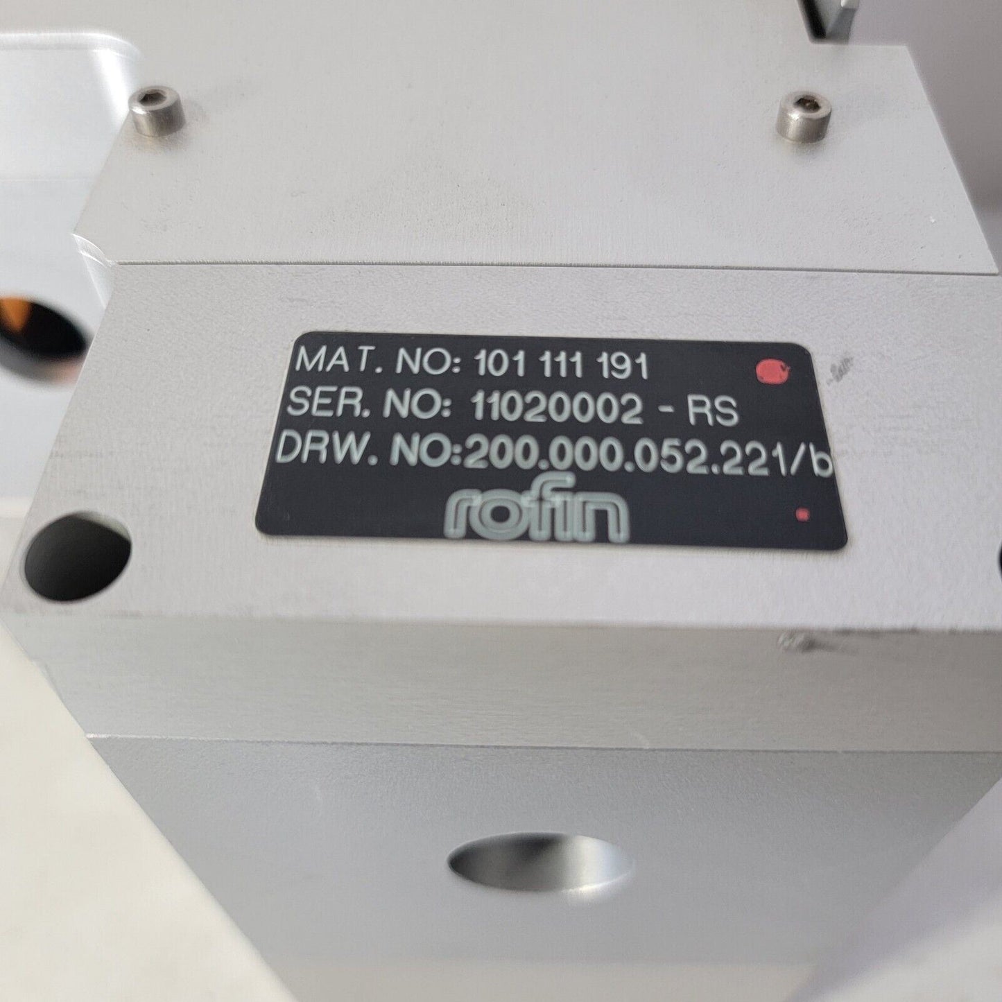 Rofin Laser Part 101 111 191 Beam Splitter Optical Filter Bandpass