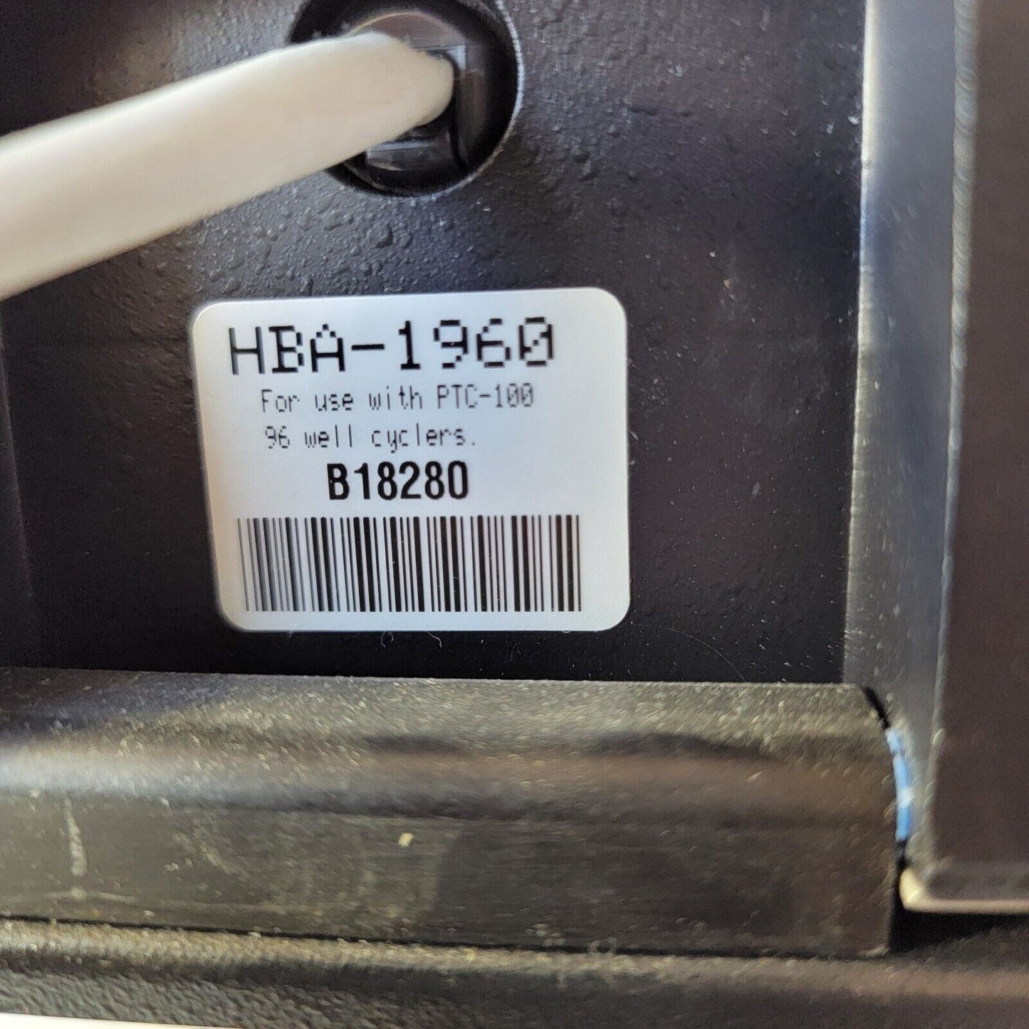 TESTED, WORKING Bio-Rad PTC-100 Peltier Lab Thermal Cycler PCR PTC-1196 HBA-1960