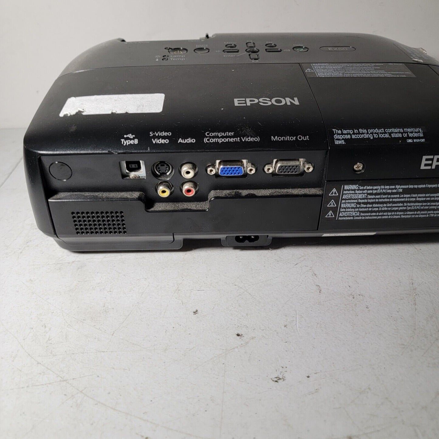 Epson H284A EX50 Multimedia Digital 3LCD Projector - BLK