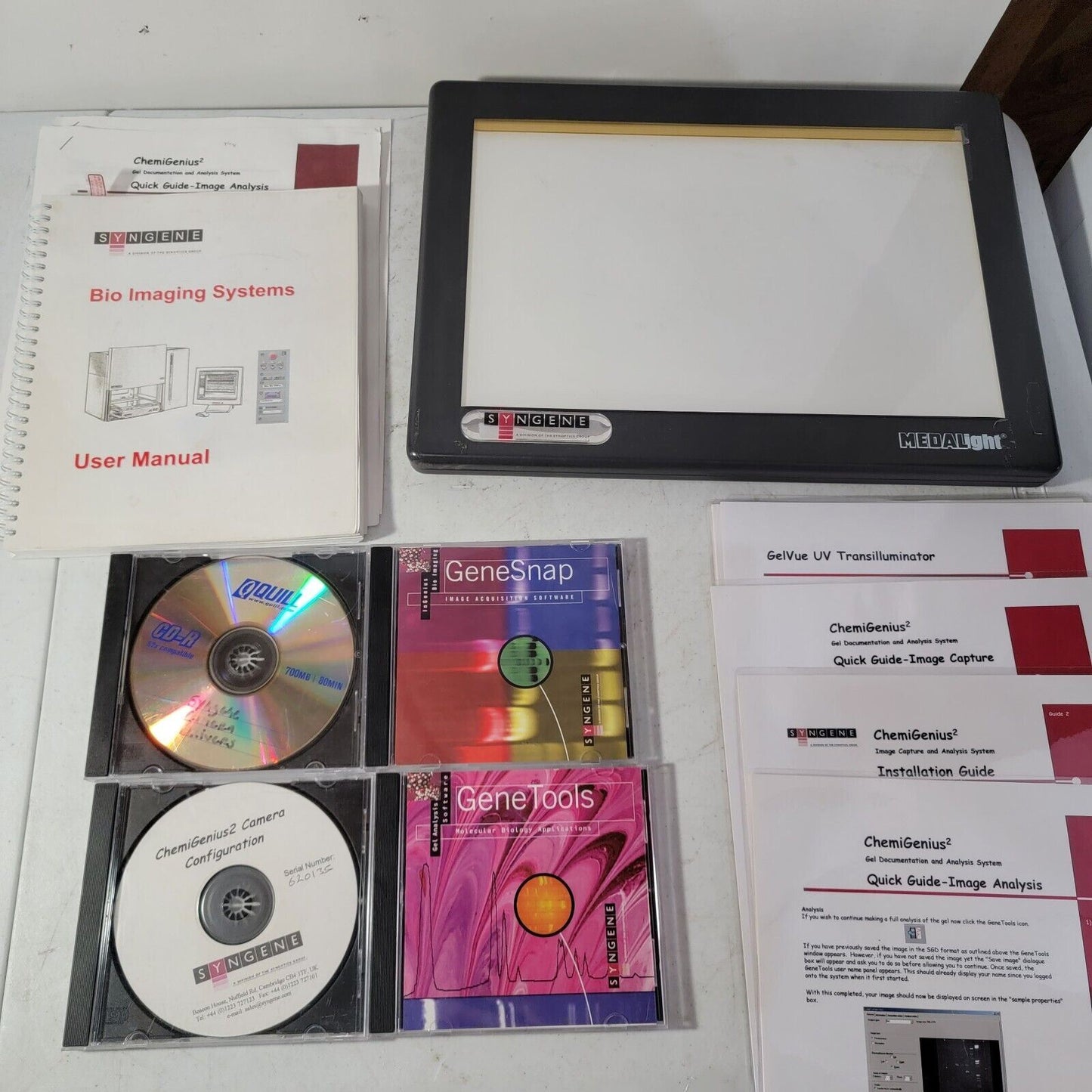UNTESTED Syngene Chemigenius 2 Gel Bio Imaging System w/ Software