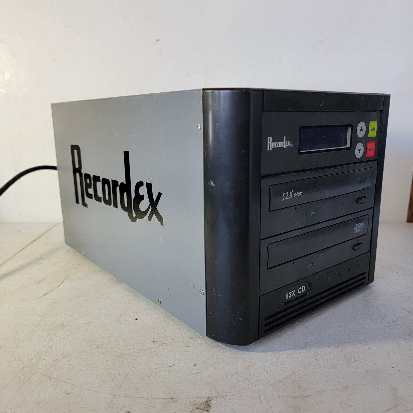 TESTED- WORKS Recordex 52x Max CD Duplicator Single One-to-One Copier