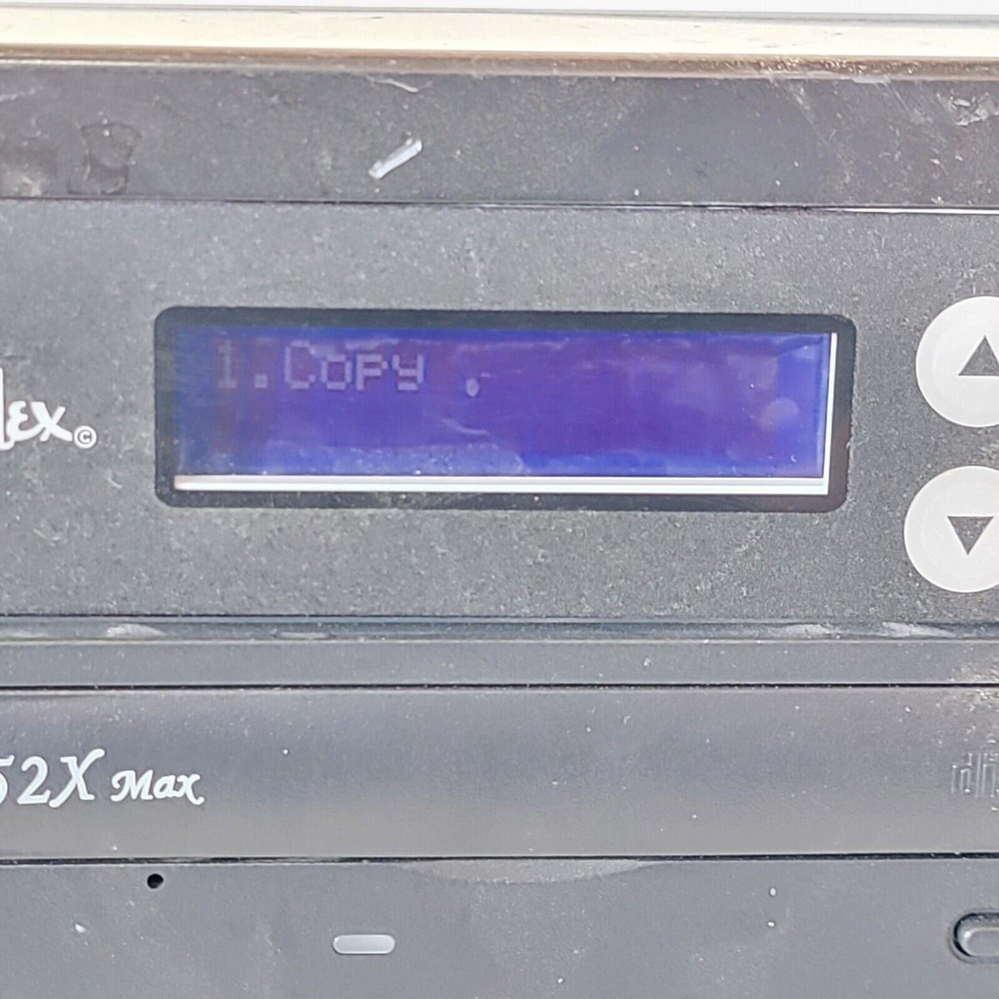 TESTED- WORKS Recordex 52x Max CD Duplicator Single One-to-One Copier