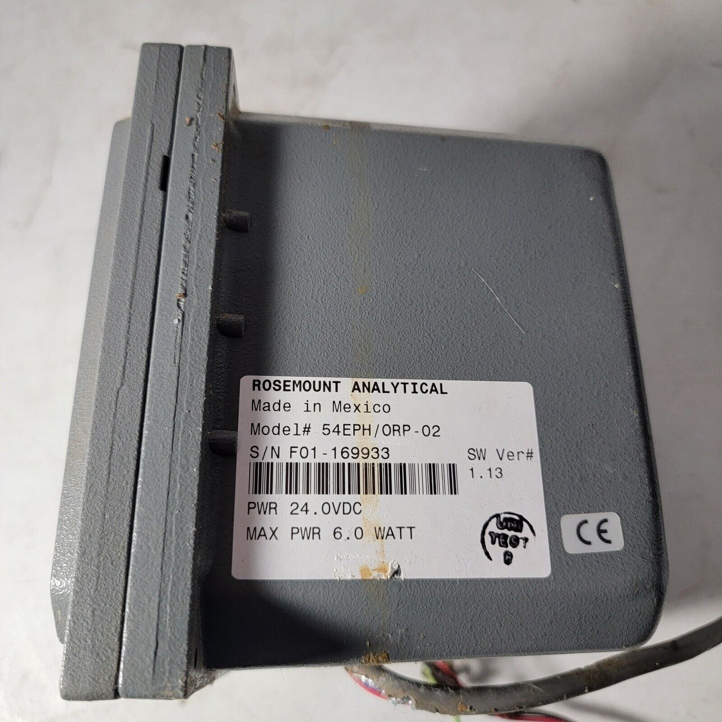 Rosemount 54EPH/ORP-02 ePH pH ORP Analyzer Controller w/ Mounting Brackets