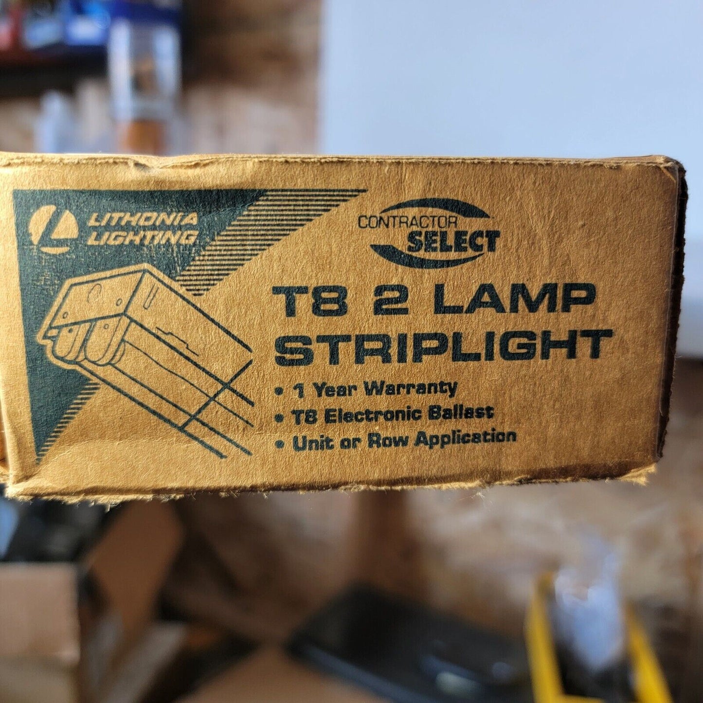 Lithonia Lighting C232 MV 4-Feet 32W T8 Fluorescent General Purpose Strip Light