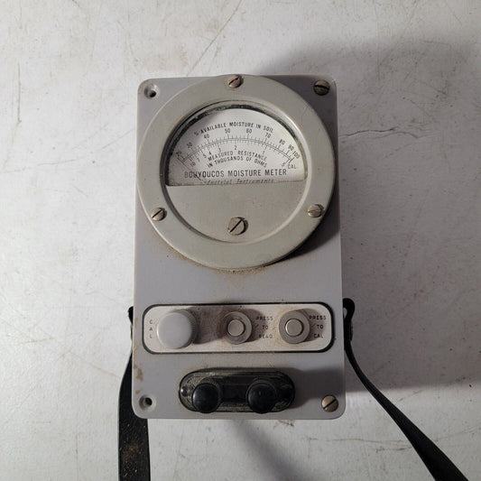 Vintage Cedar Grove Buoyoucos Moisture Meter Handheld BN-2A Resistance