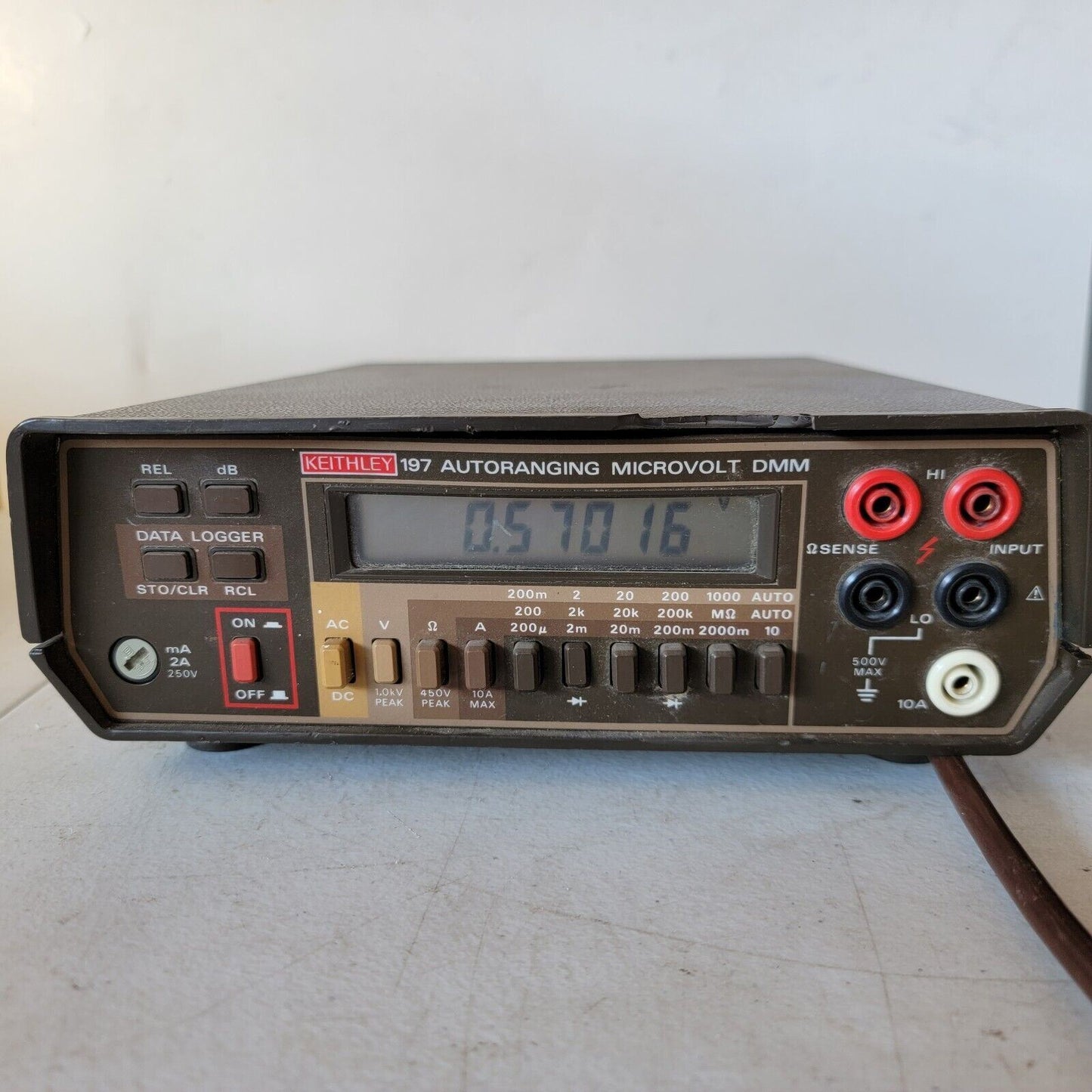 TESTED-WORKS Keithley 197 Autoranging Microvolt DMM Digital Multimeter w/ Manual
