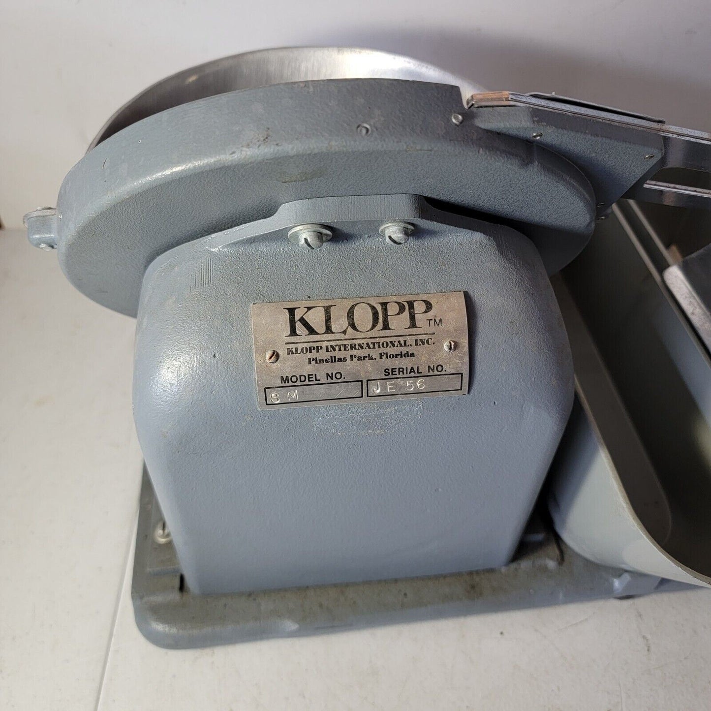 Klopp SM Manual Coin Sorter - Missing Handle, Spins Freely