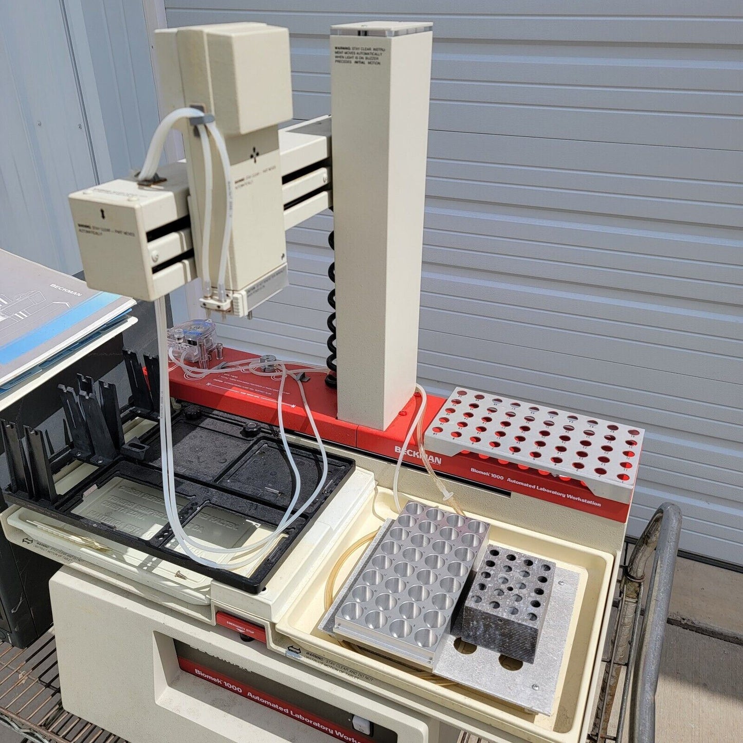 Beckman Biomek 1000 Automated Laboratory Workstation w/ Control Unit, PC, Manual