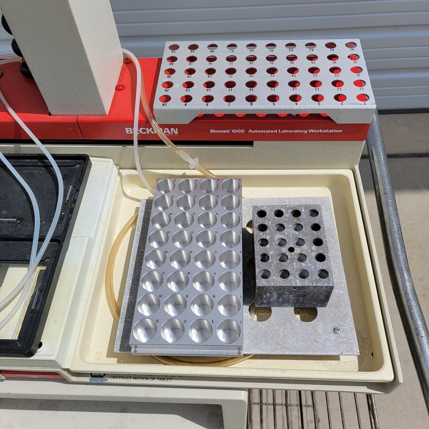 Beckman Biomek 1000 Automated Laboratory Workstation w/ Control Unit, PC, Manual