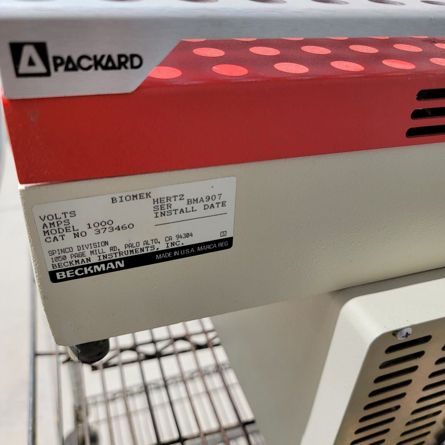 Beckman Biomek 1000 Automated Laboratory Workstation w/ Control Unit, PC, Manual