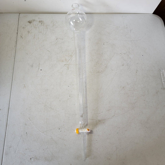 KONTES Glass 300mL Reservoir Chromatography Column Pyrex Glassware