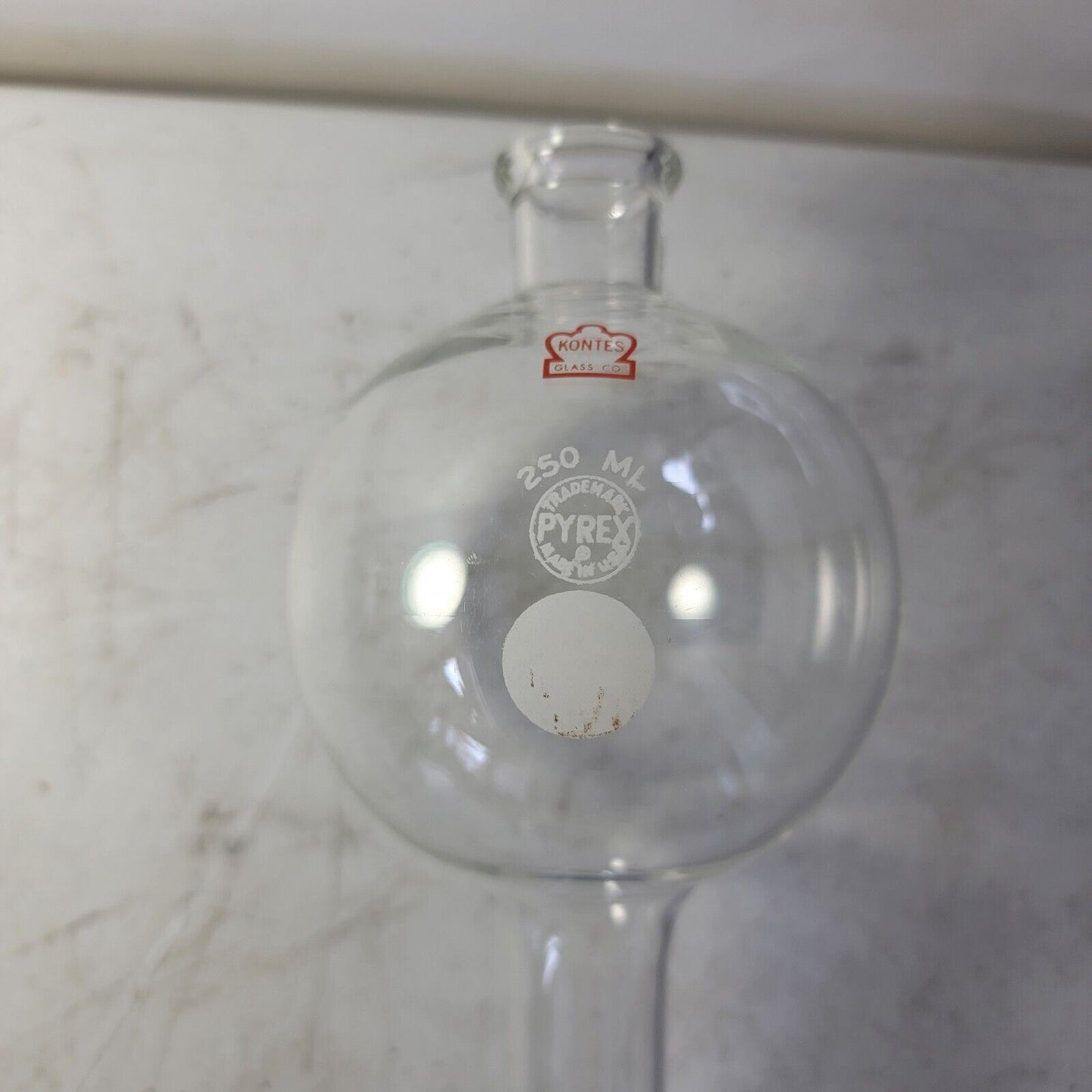 KONTES Glass 250mL Reservoir Chromatography Column Pyrex Glassware