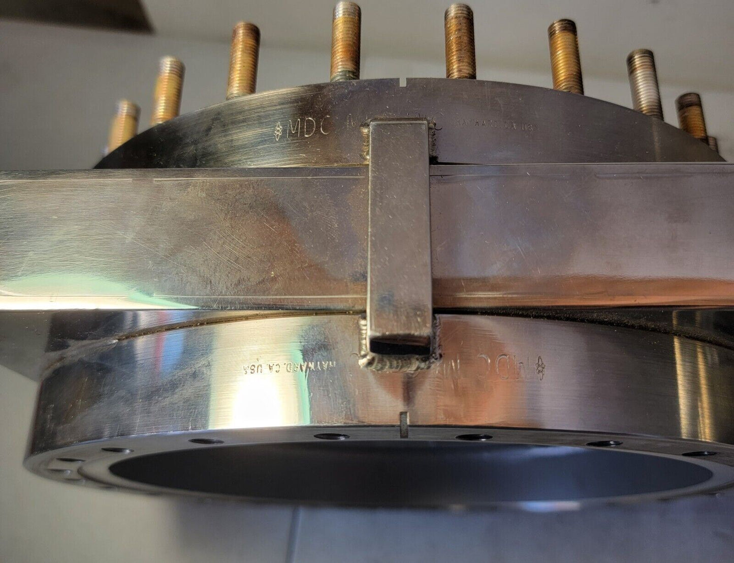 MDC High Vacuum Pneumatic Gate Valve 10" DN200CF Conflat Flanges
