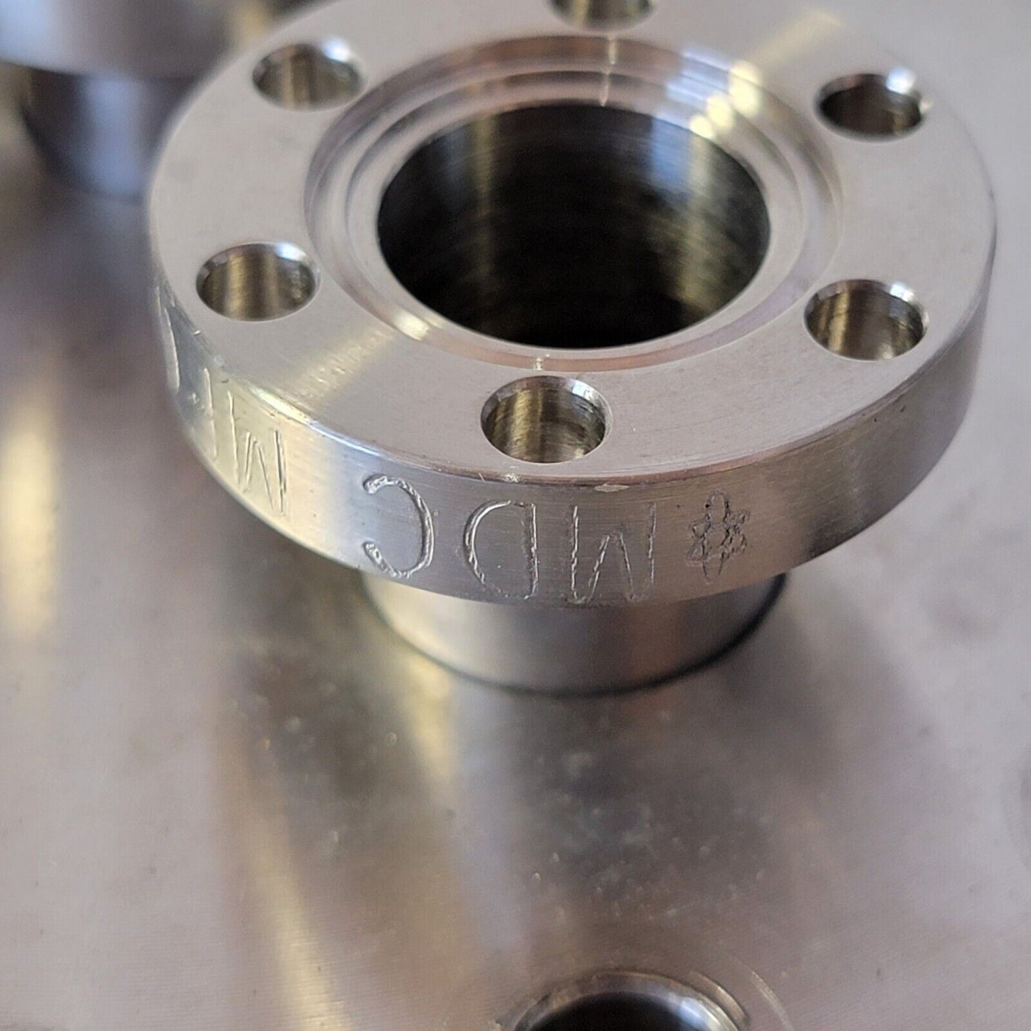 MDC DN100CF 6" CF Adapter to 4x DN16CF 1.33" Mini-CF Flanges High Vacuum