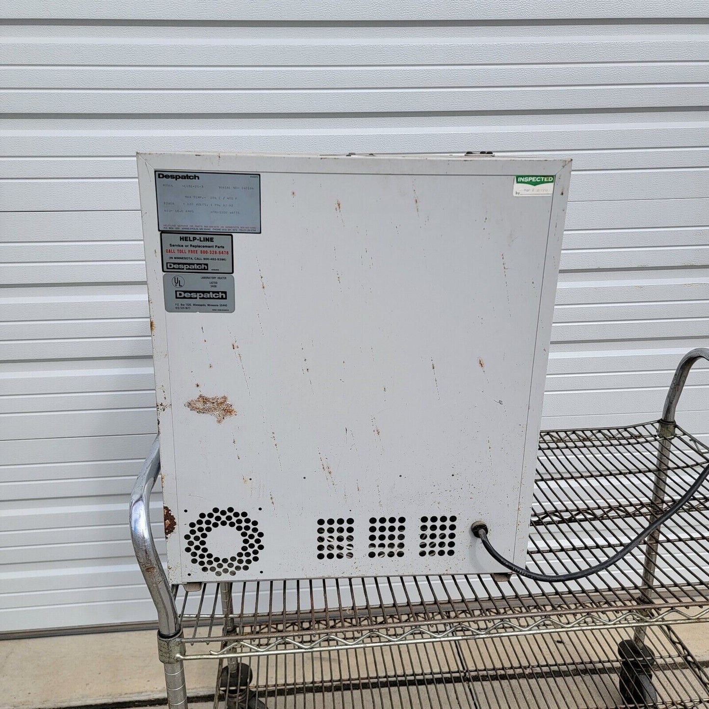 Despatch LEB 1-21-3 Bench 120v Gravity Convection Laboratory Oven Incubator