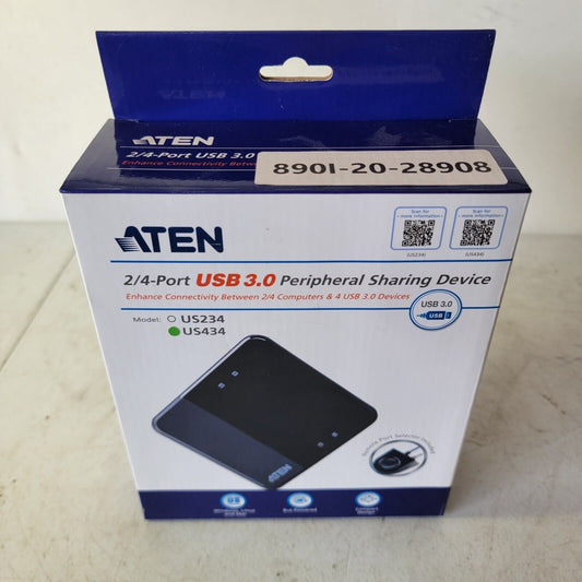 Aten 4-Port USB 3.0 Peripheral Sharing Device, US434 (Peripheral Sharing)