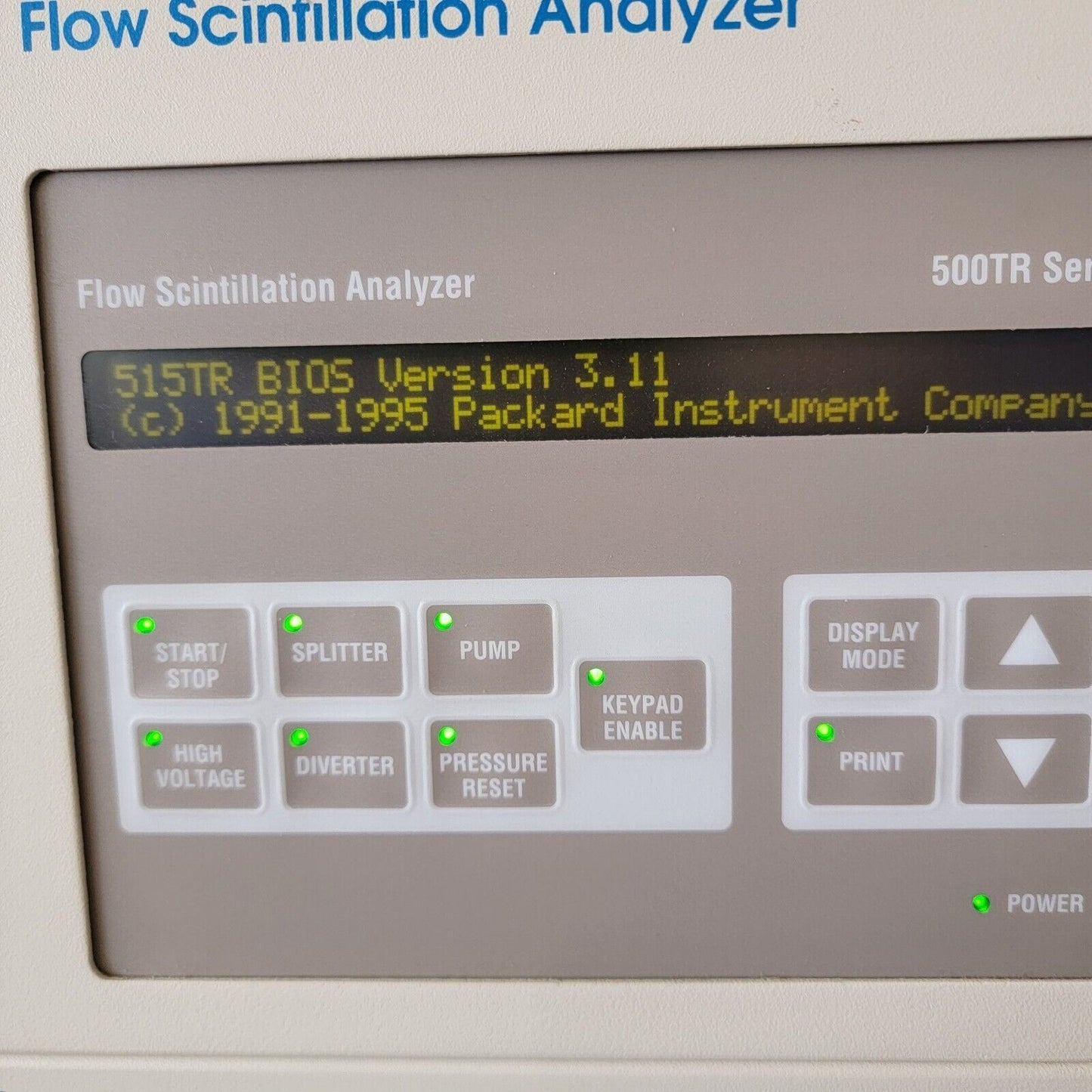 READ Packard D515F00 Flow Scintillation Analyzer Radioactive Detector 500TR