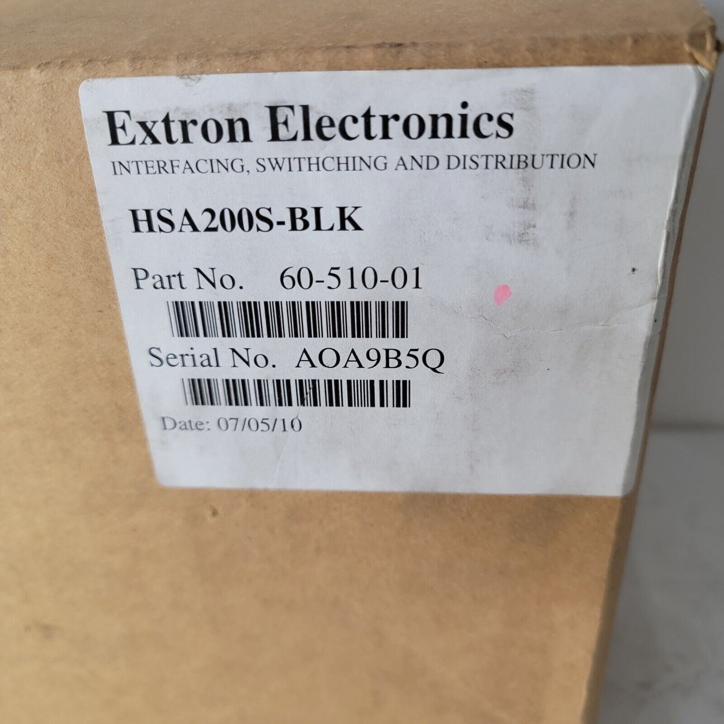 Extron HSA 200S US Black 60-510-01 Electronics HSA200S-BLK