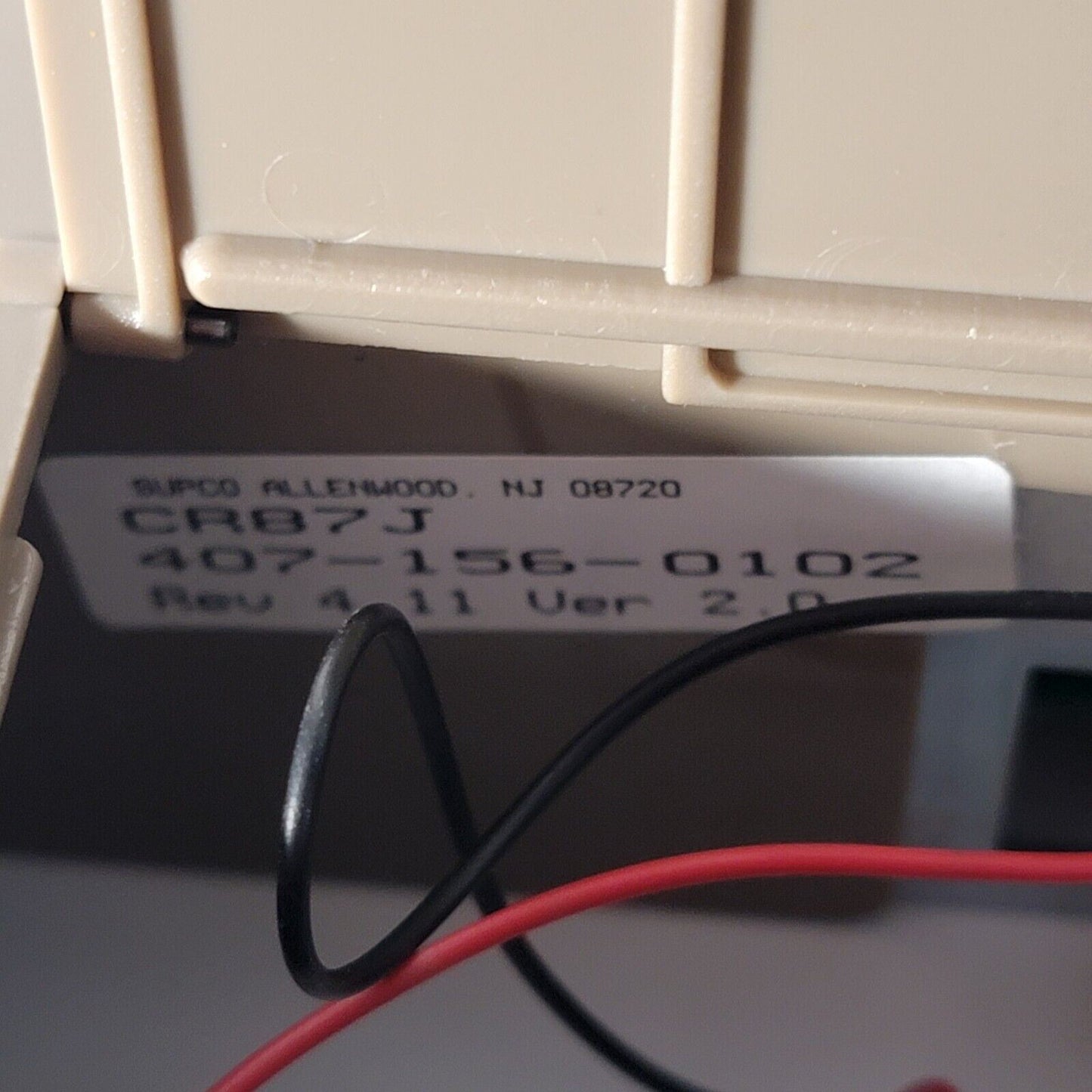 TESTED- WORKS Supco CR87BC Temperature Chart Recorder w/ CR15B Temp Probe