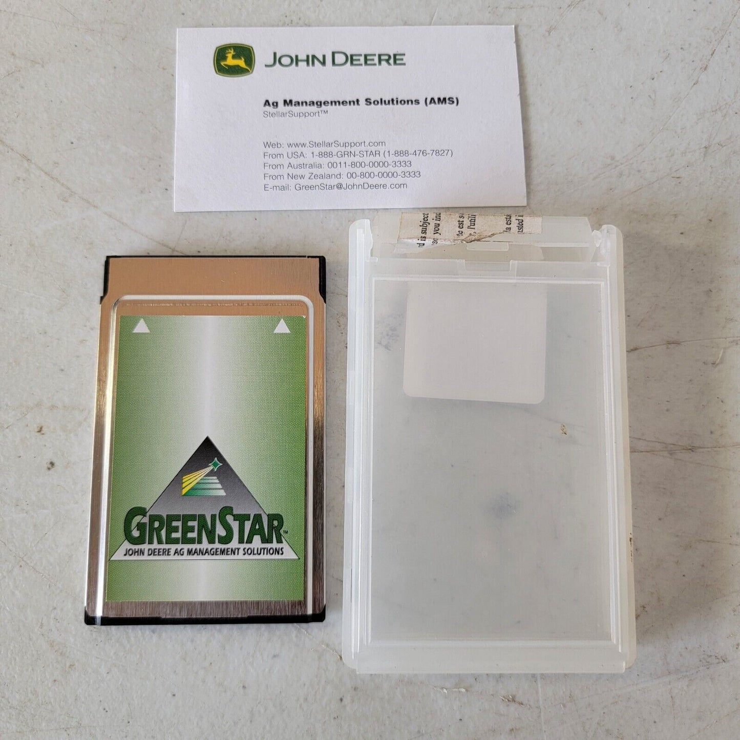 John Deere GreenStar Ag Management PCMCIA PC Card ATA