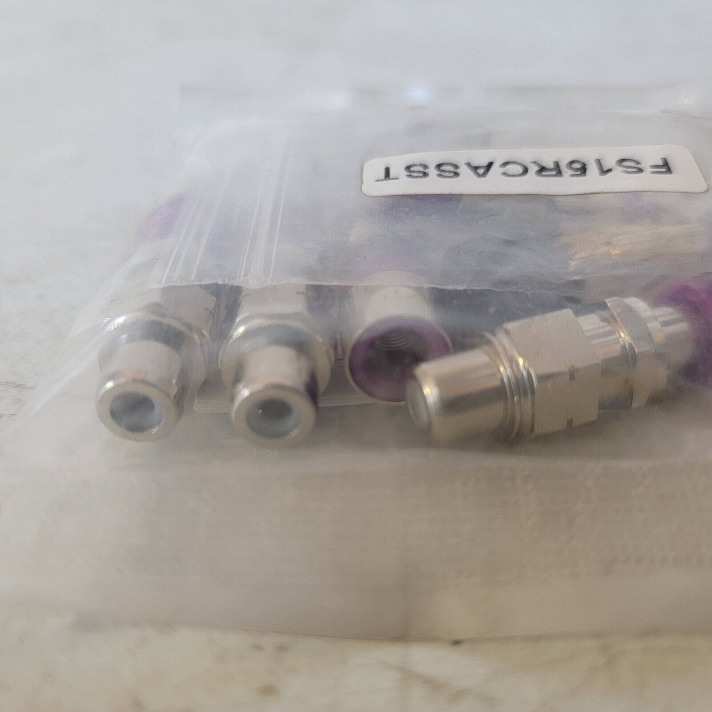 Belden F-Conn FS15RCASST Mini RCA RG59 Connectors Adaptors *5 Pack*