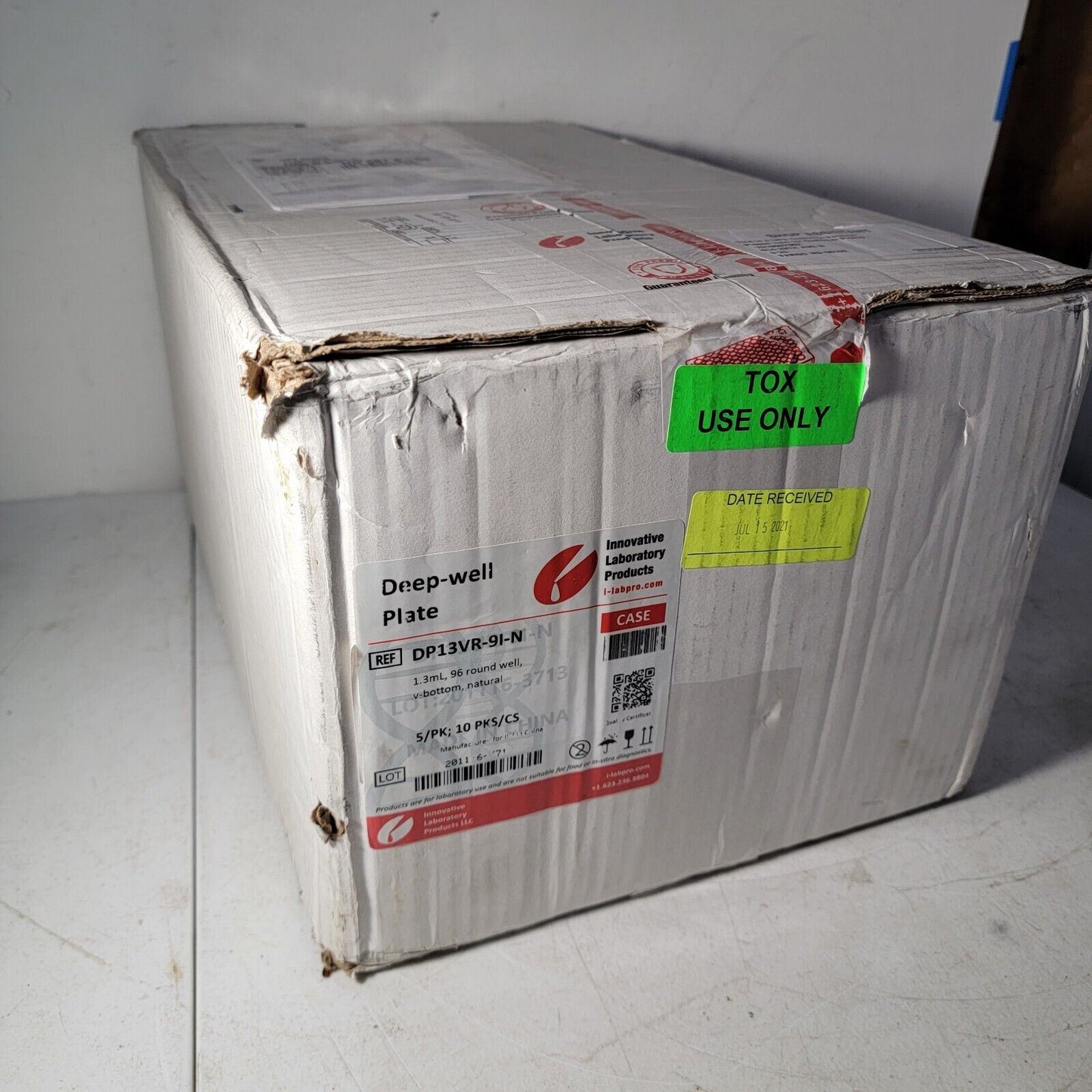 Innovative Laboratory DP13VR-9I-N 1.3mL 96 Round Deep Well Plates *Case of 50*