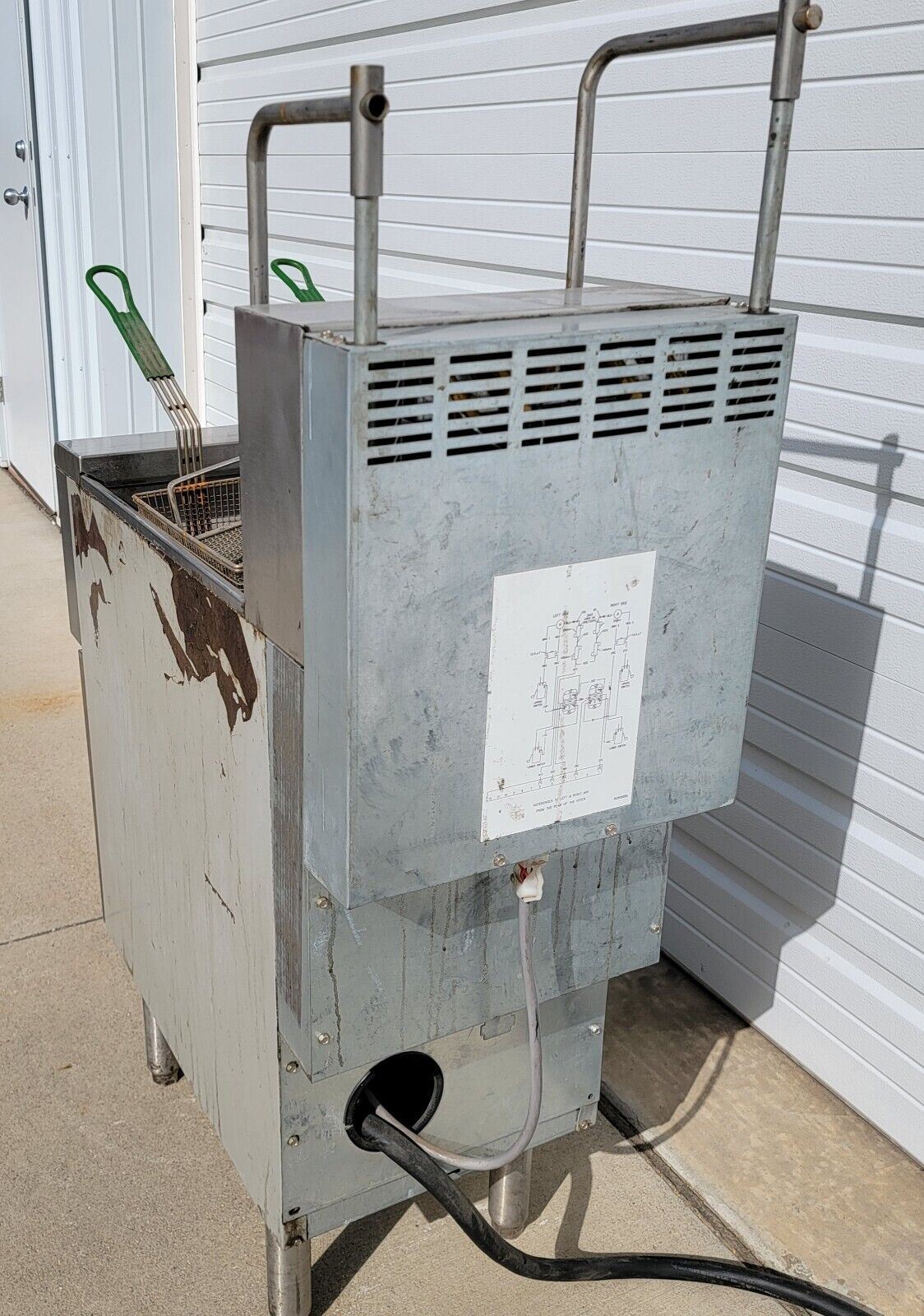 Frymaster PH114BLCSD 240v 3Ph Electric Floor Deep Fryer