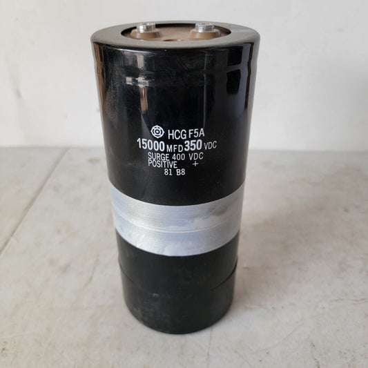 HCG F5A 15000 MFD 350 VDC Capacitor