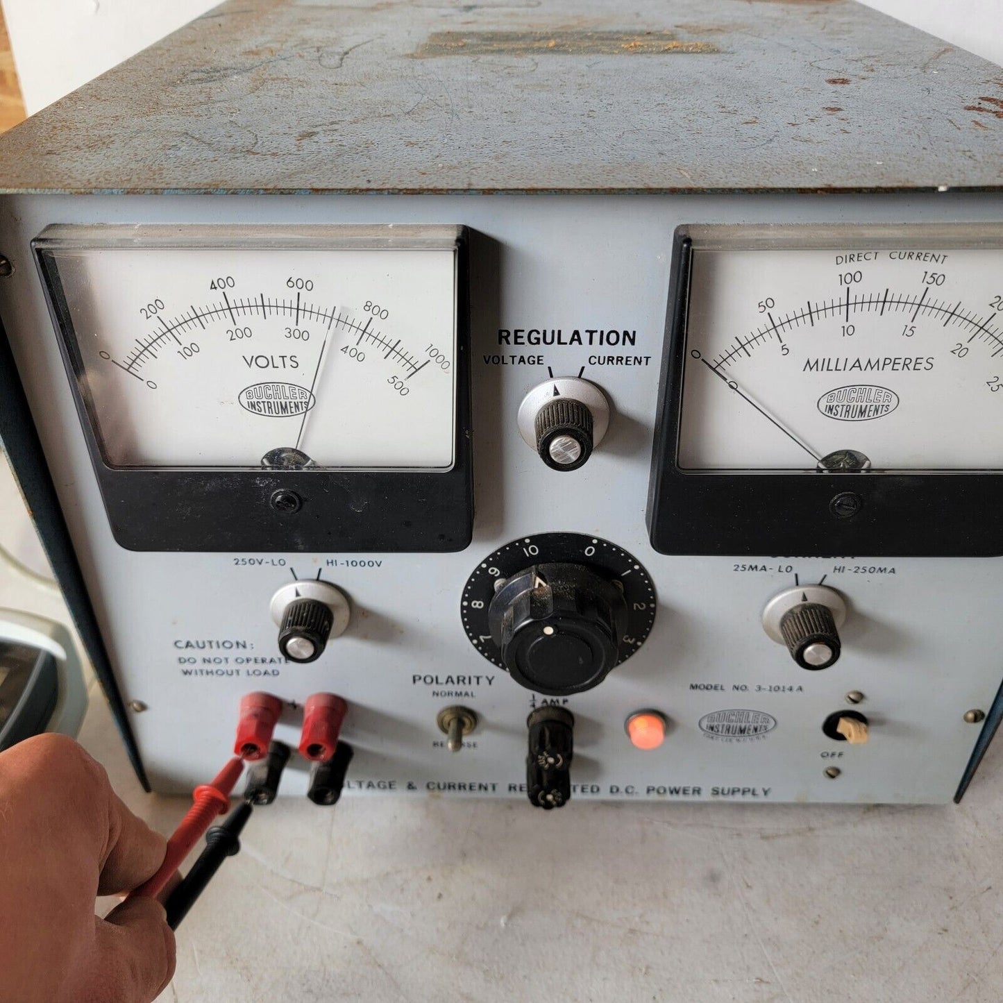 TESTED-Buchler Instruments 1000v 250mA Voltage Current Regulated DC Power Supply