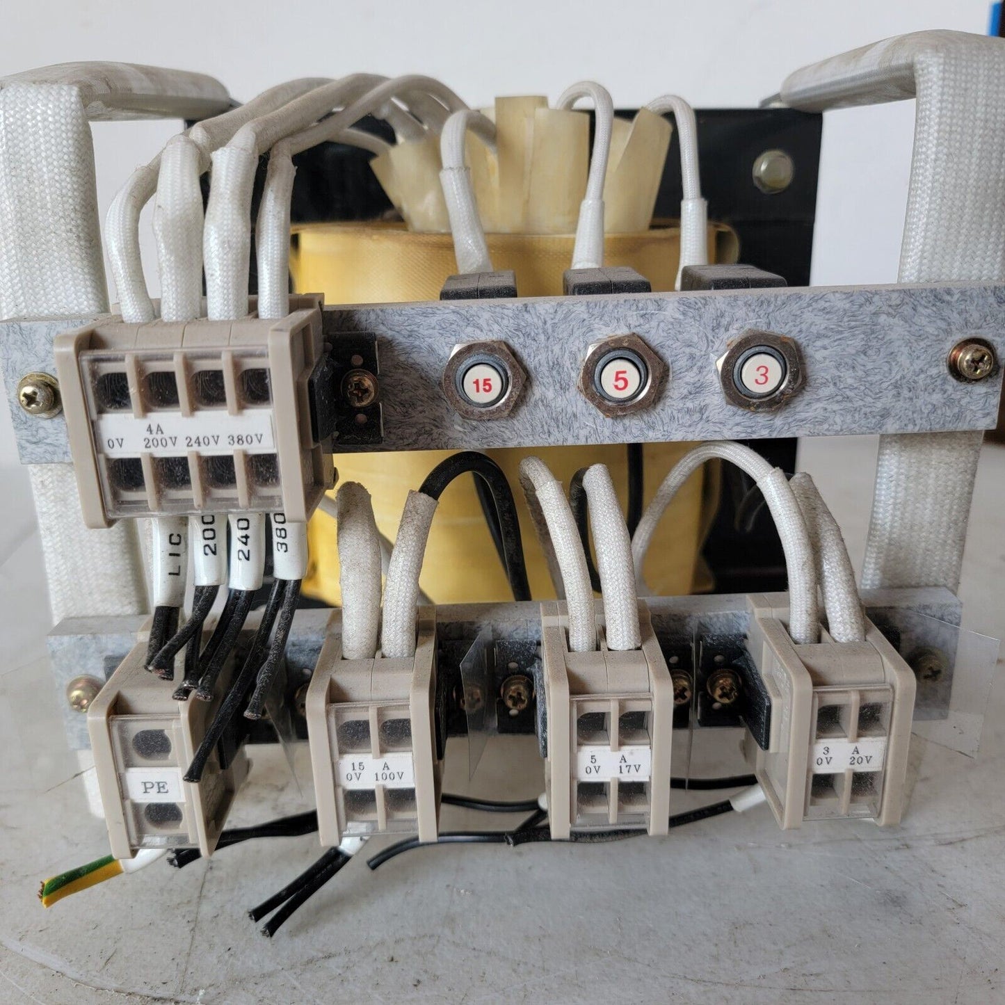 Shinei Electric Transformer 200v 240v 380v Primary, 100v, 17v, 20v Secondary