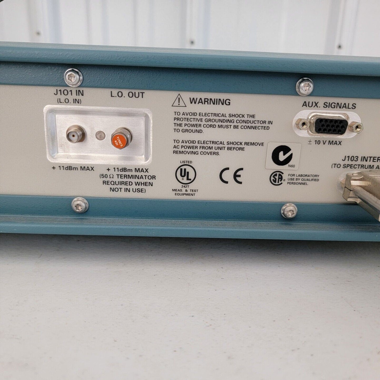 WORKS- Tektronix 2707 External Tracking Generator 100kHz-1.8GHz