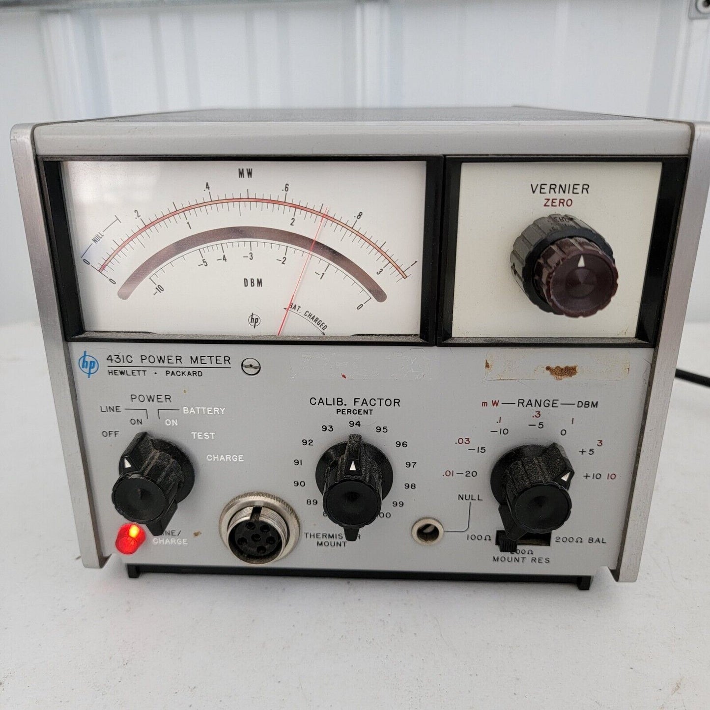 TESTED- WORKS HP Hewlett Packard / Agilent / Keysight 431C Power Meter