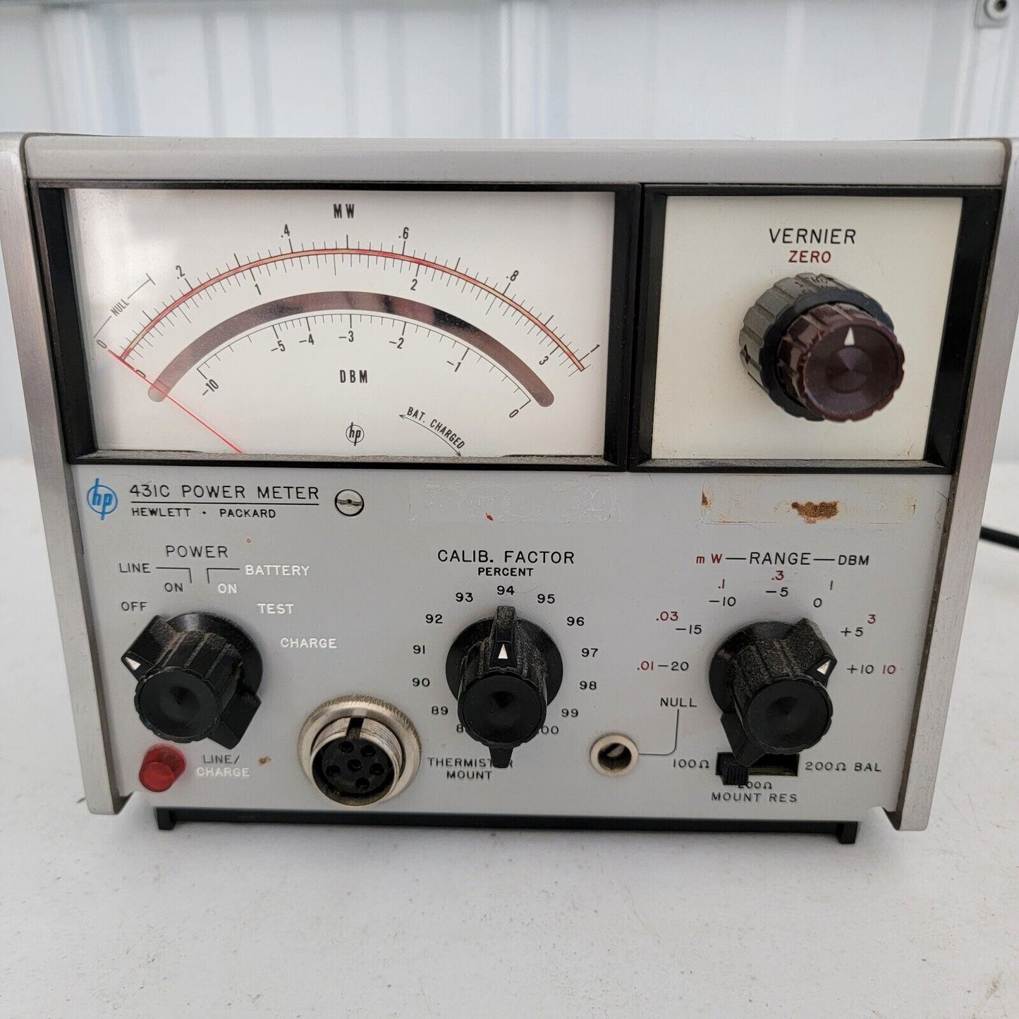 TESTED- WORKS HP Hewlett Packard / Agilent / Keysight 431C Power Meter