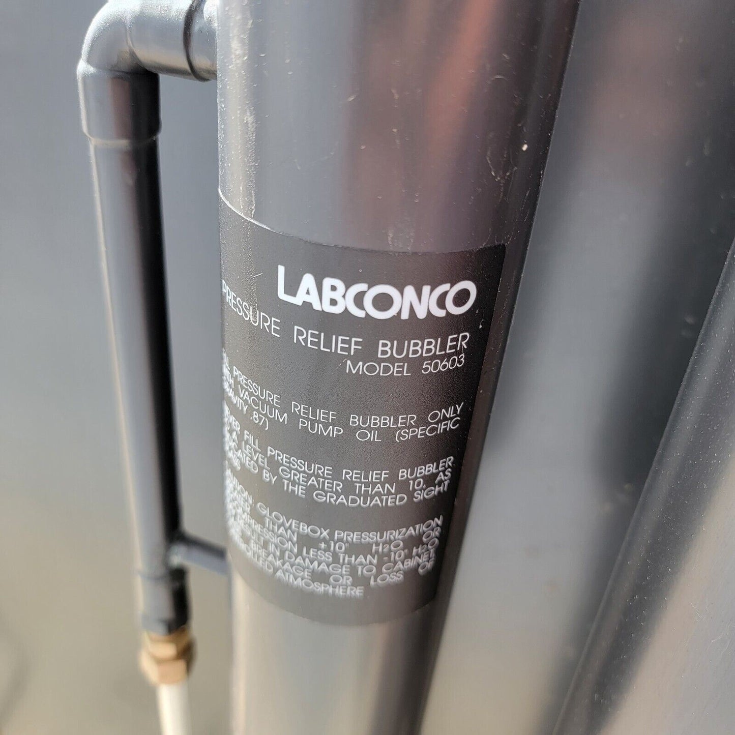 *Missing Glass* Labconco Air-Free Inert Gas Controlled Atmosphere Glove Box