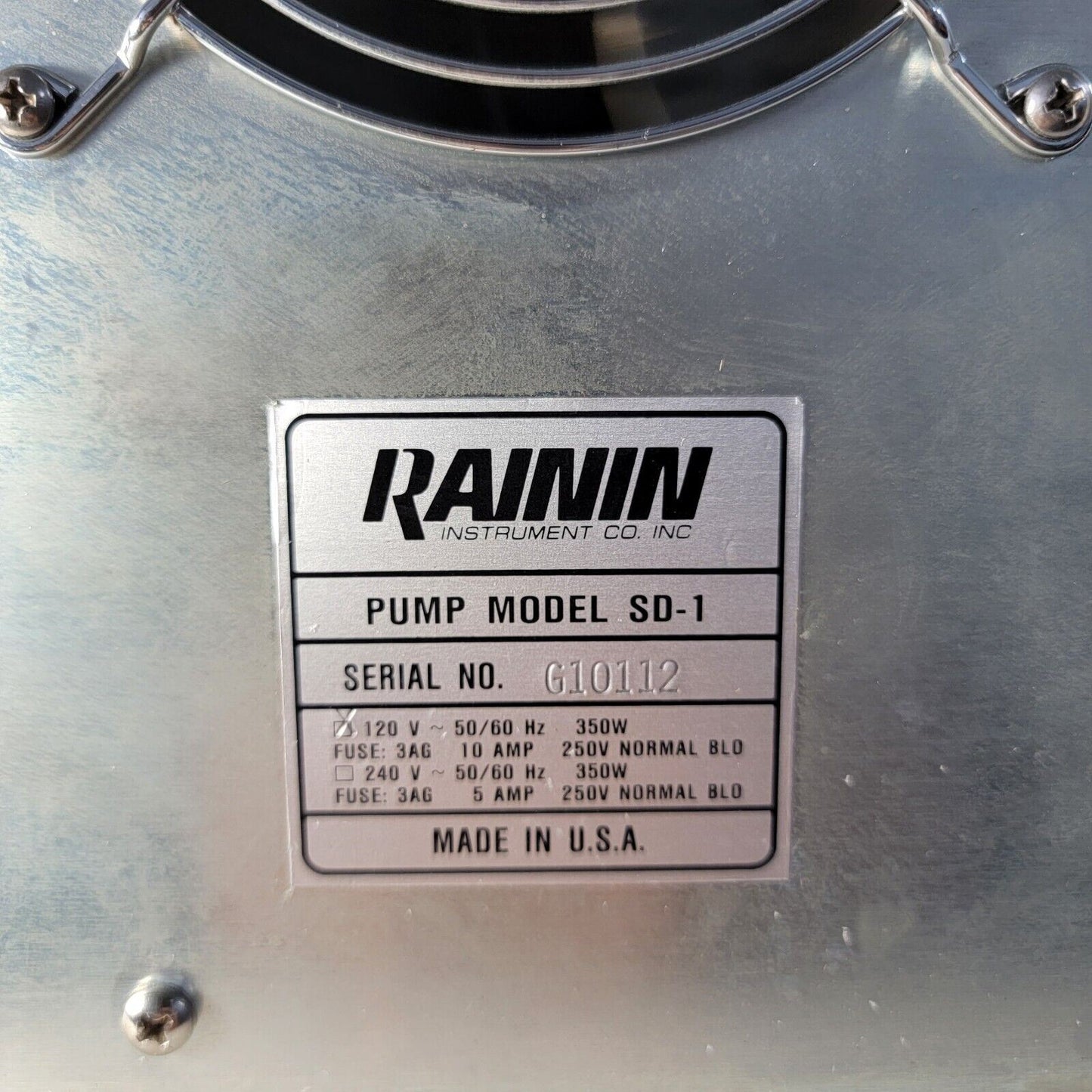 RAININ/DYNAMAX SD-1 Solvent Delivery System With Two Pump Heads