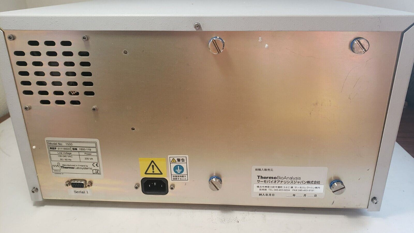 Thermo Labsystems 1500 Multiskan Spectrum READ DESCRIP