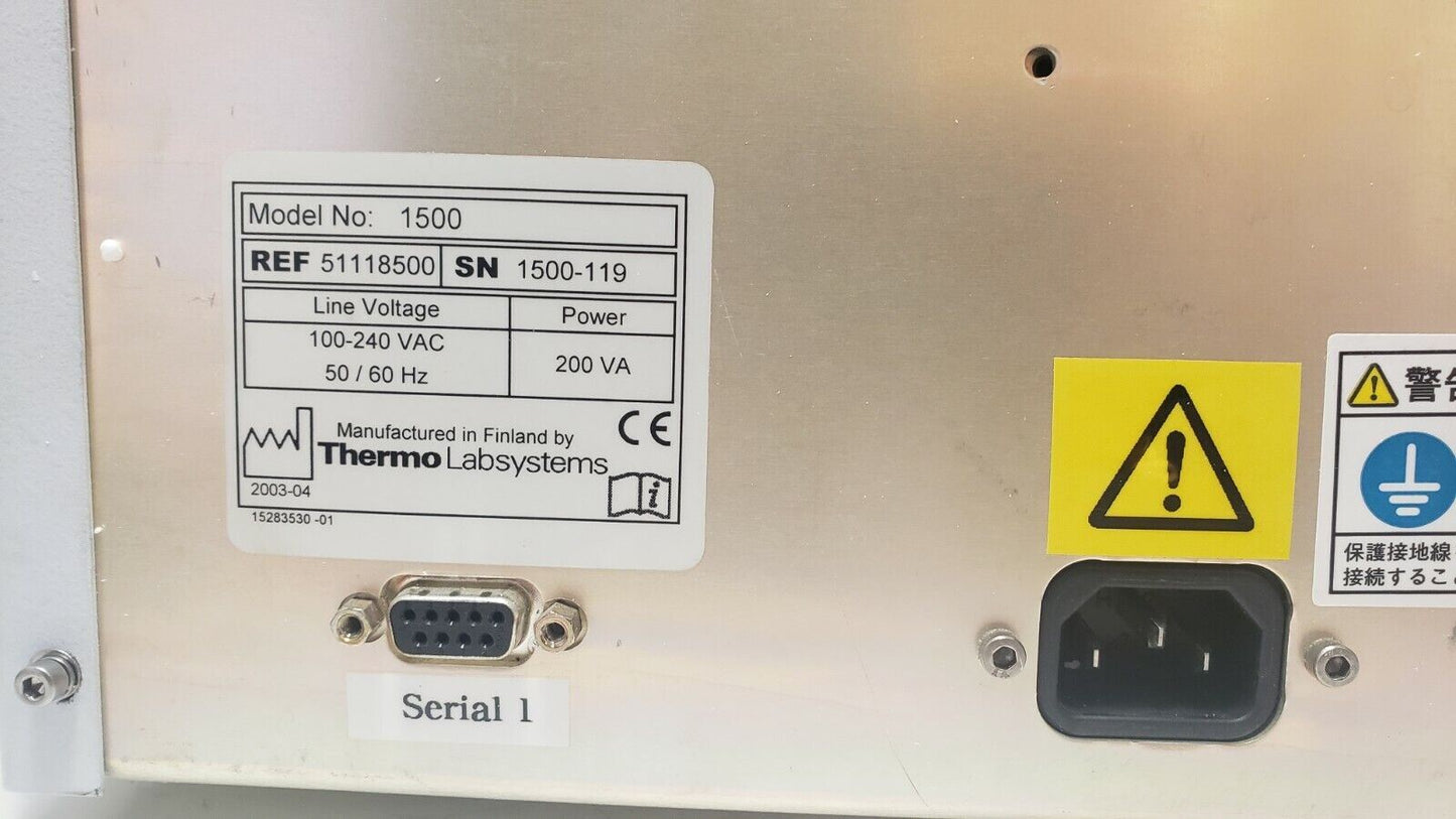 Thermo Labsystems 1500 Multiskan Spectrum READ DESCRIP