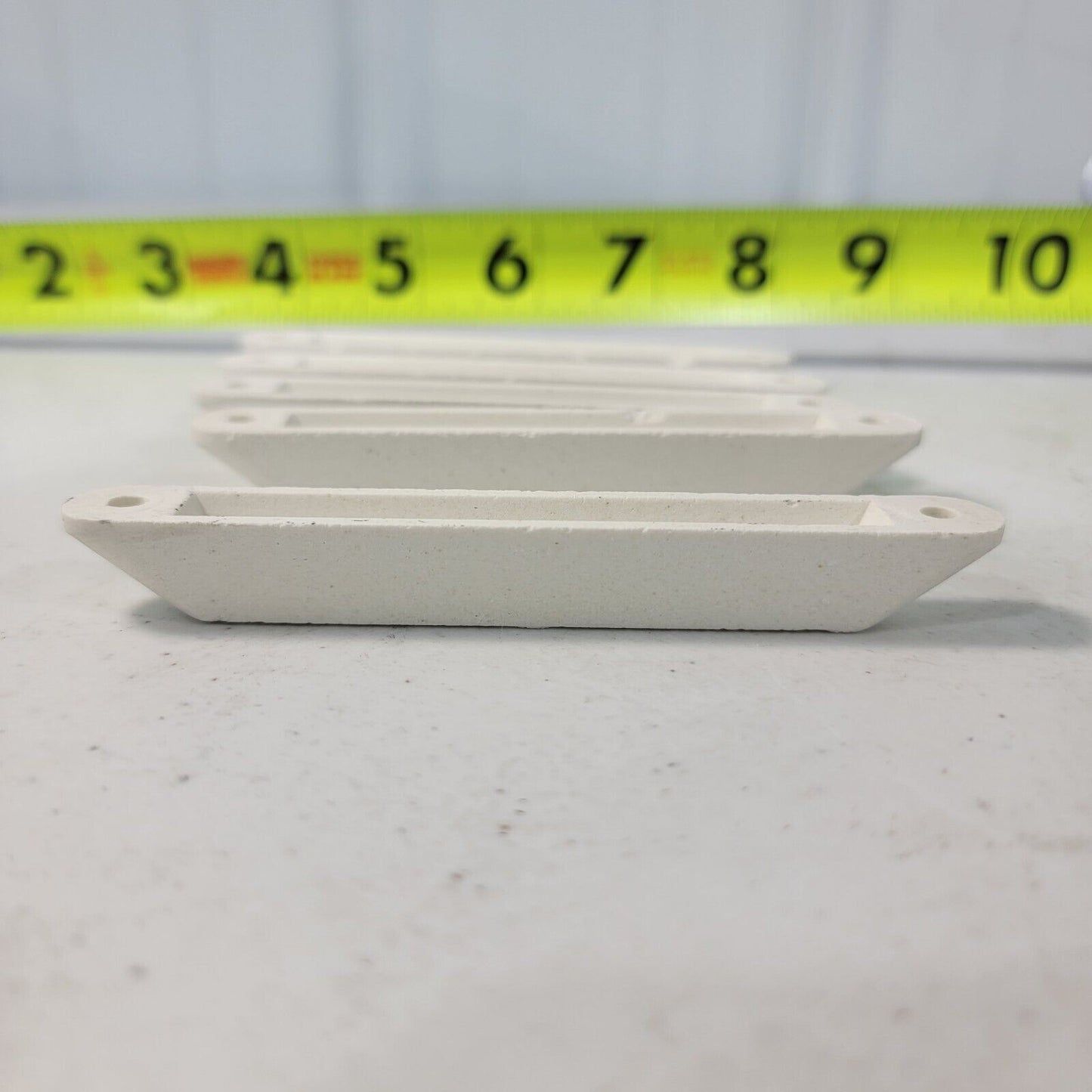 5x Alumina Combustion Boat Ceramic Crucible 4" Long