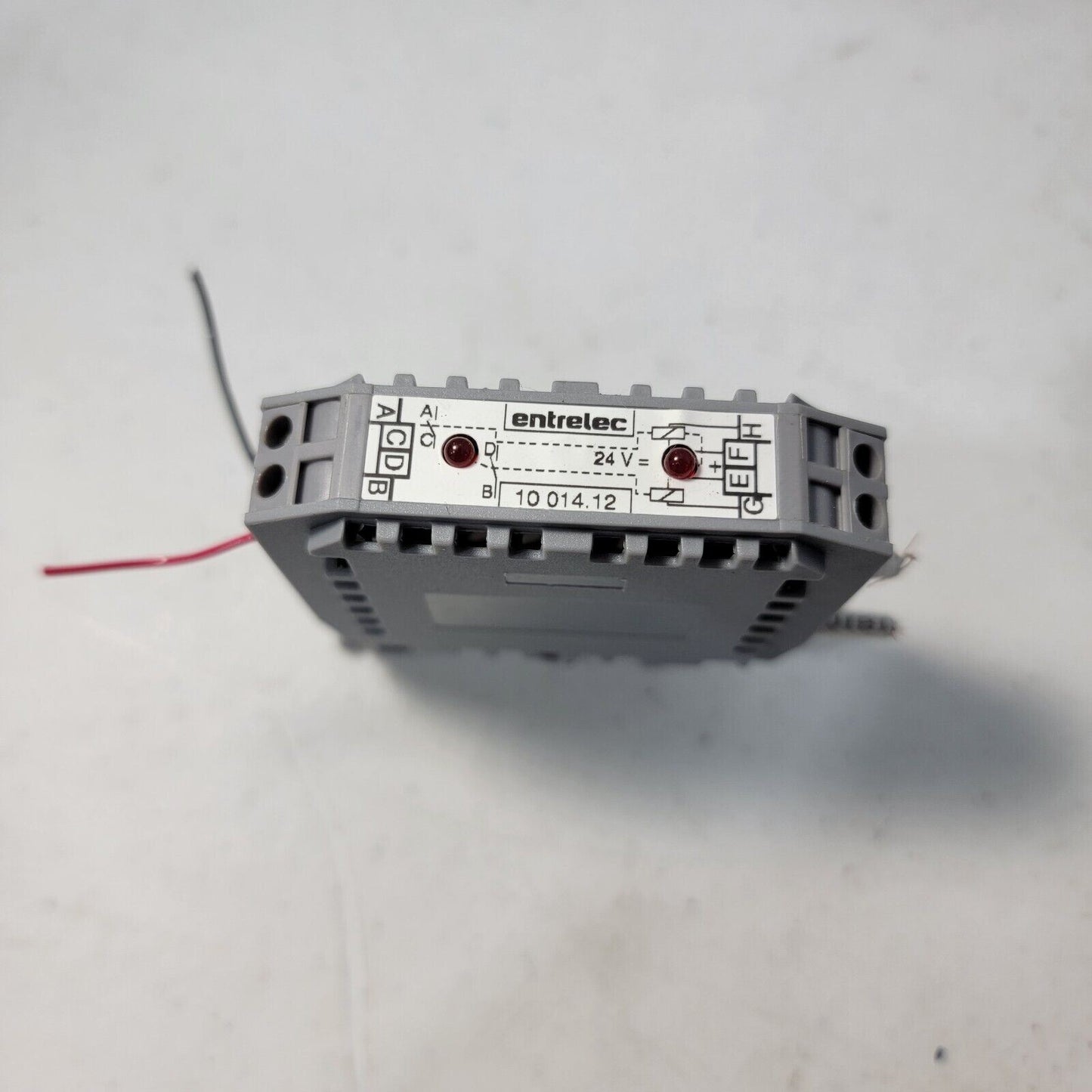 Entrelec 10 014.12 Relay 24v Terminal Block Rail Mount
