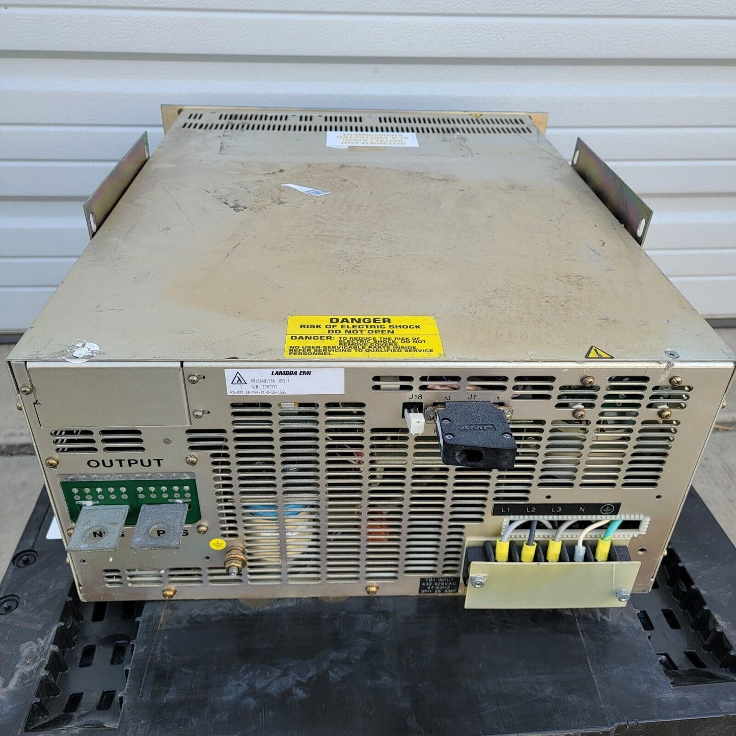 Lambda ESS 40-250-11-D-LB-1556 Adustable Power Supply 10kW 40v, 250A, 480VAC IN