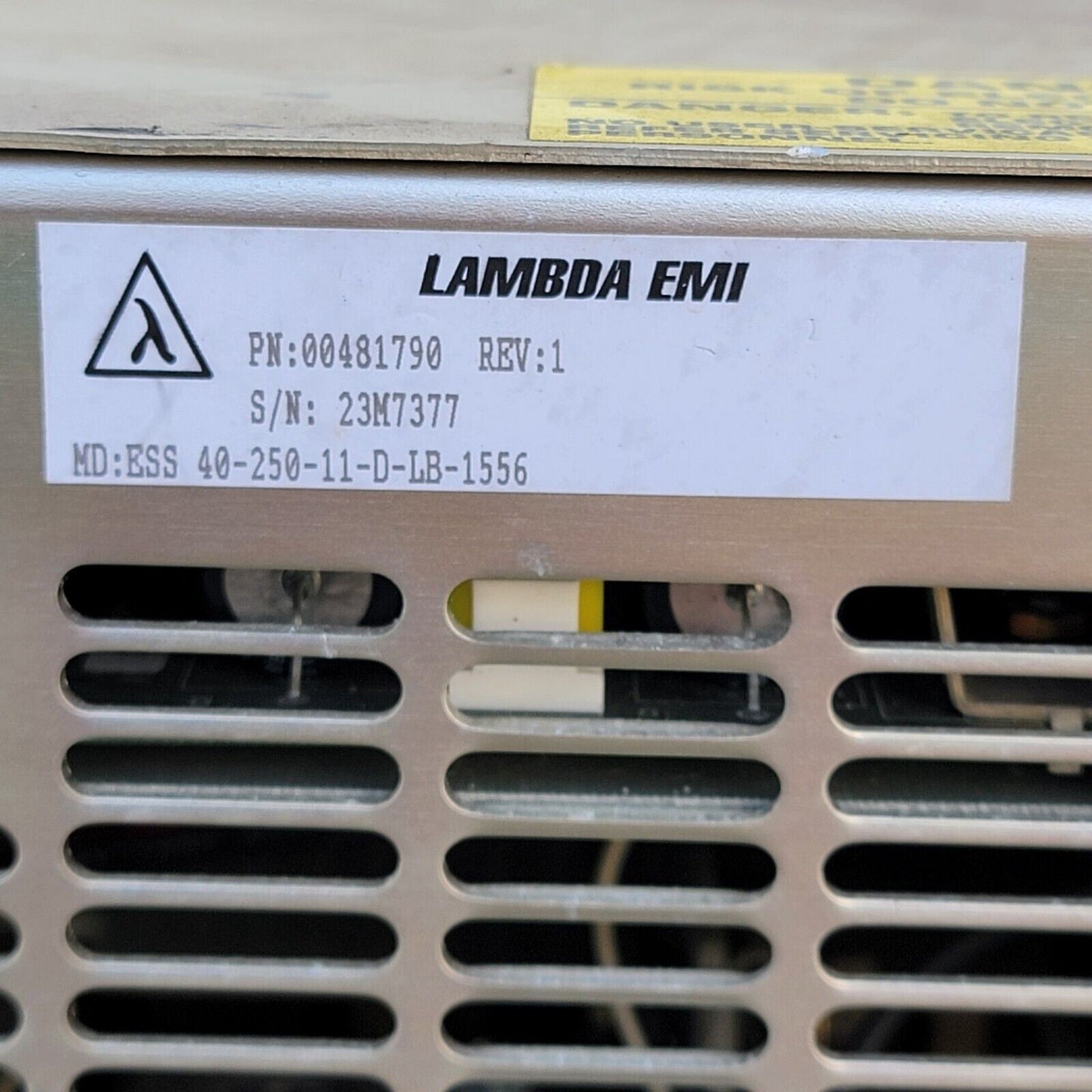 Lambda ESS 40-250-11-D-LB-1556 Adustable Power Supply 10kW 40v, 250A, 480VAC IN