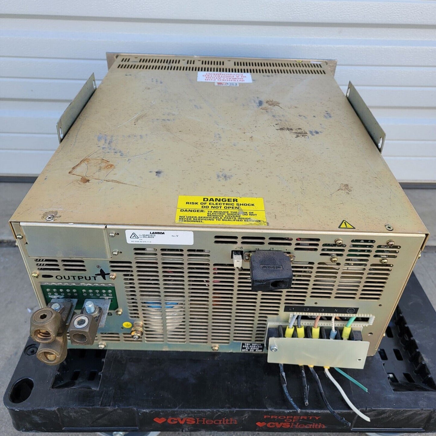 Lambda ESS 40-375-11-D Adustable Power Supply 15kW 40v, 375A, 480VAC IN