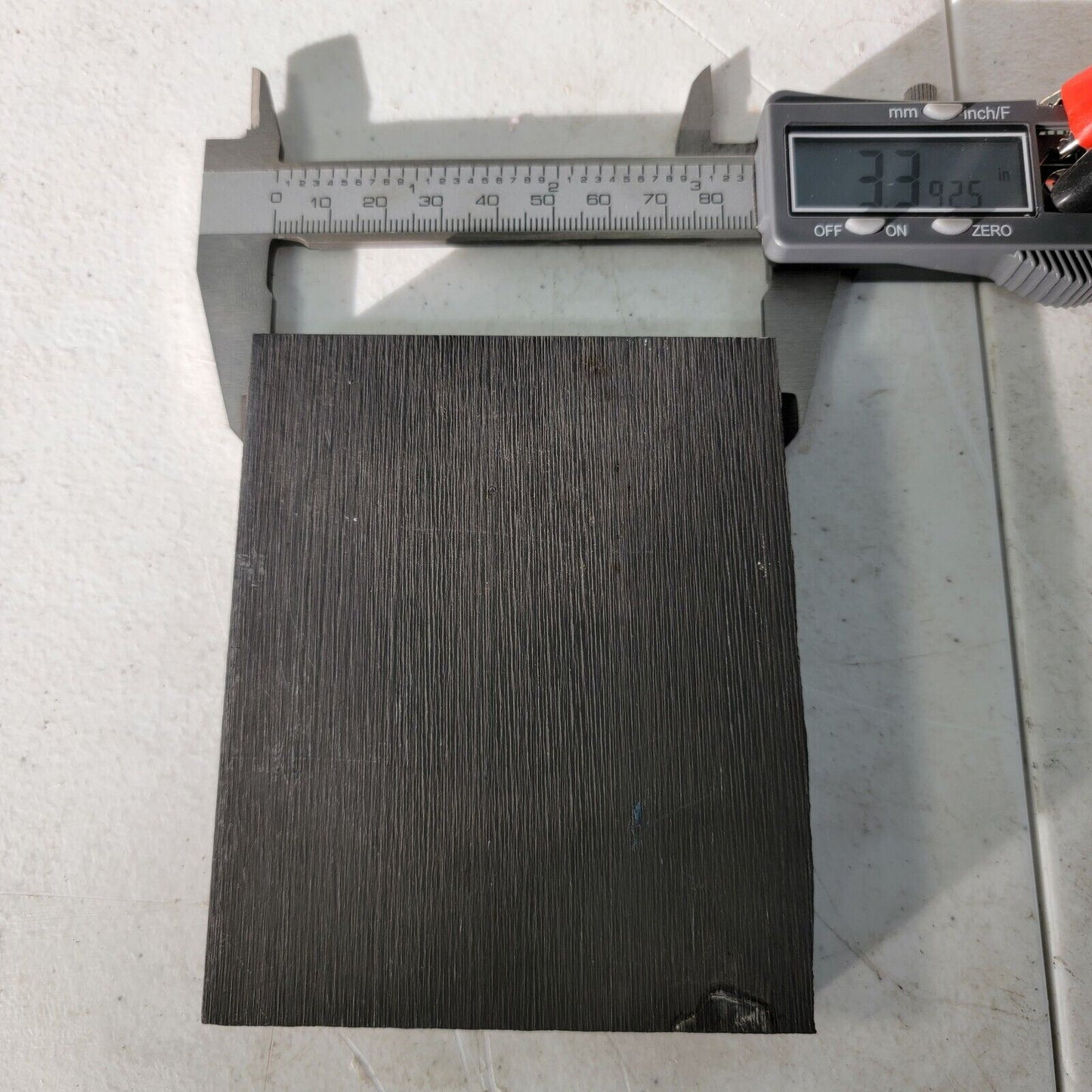 Graphite Block Sheet Plate Blank 3" X 4" X 5/8"