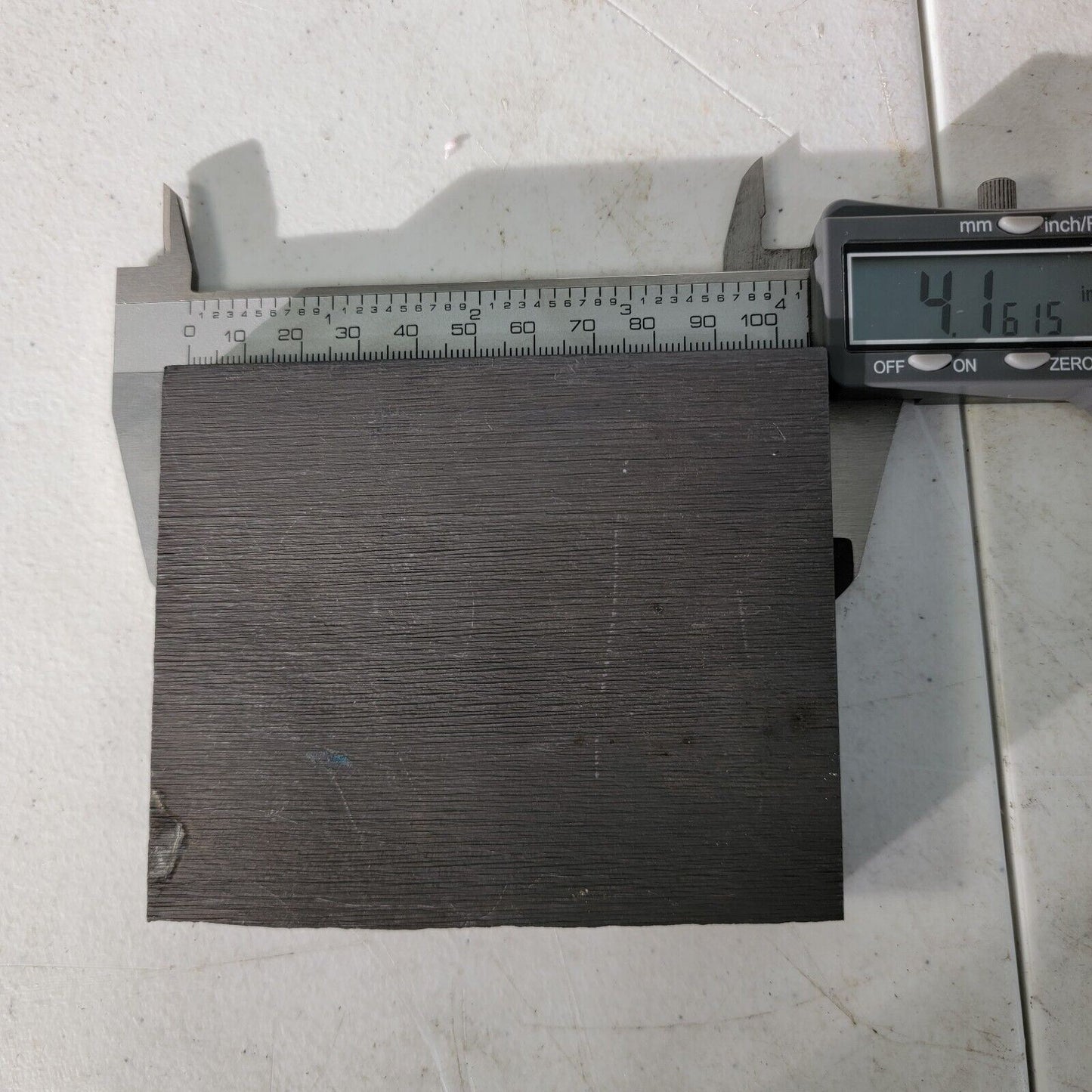 Graphite Block Sheet Plate Blank 3" X 4" X 5/8"